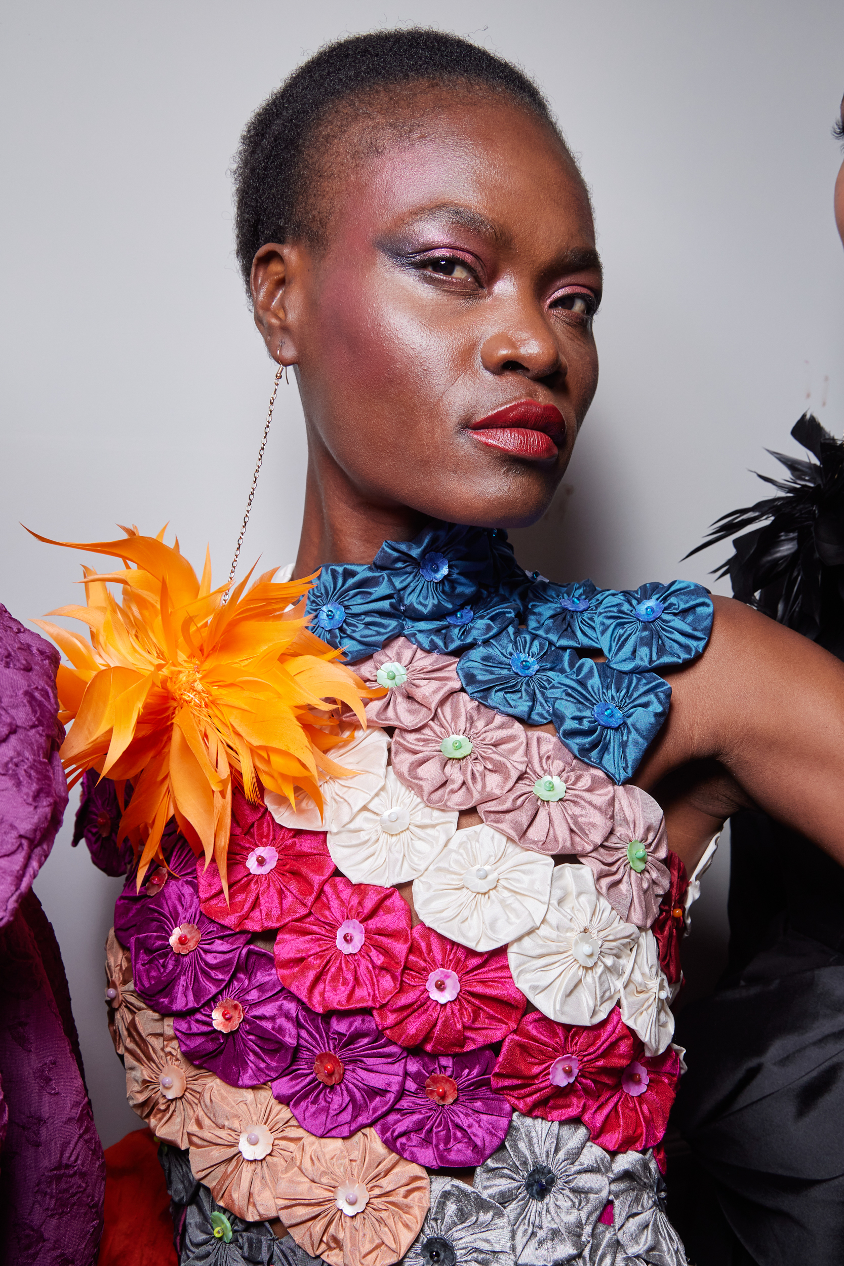 Imane Ayissi Spring 2024 Couture Fashion Show Backstage