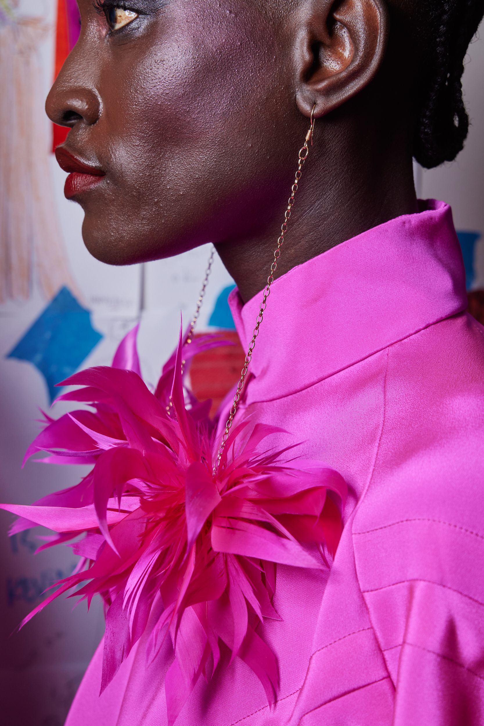 Imane Ayissi Spring 2024 Couture Fashion Show Backstage