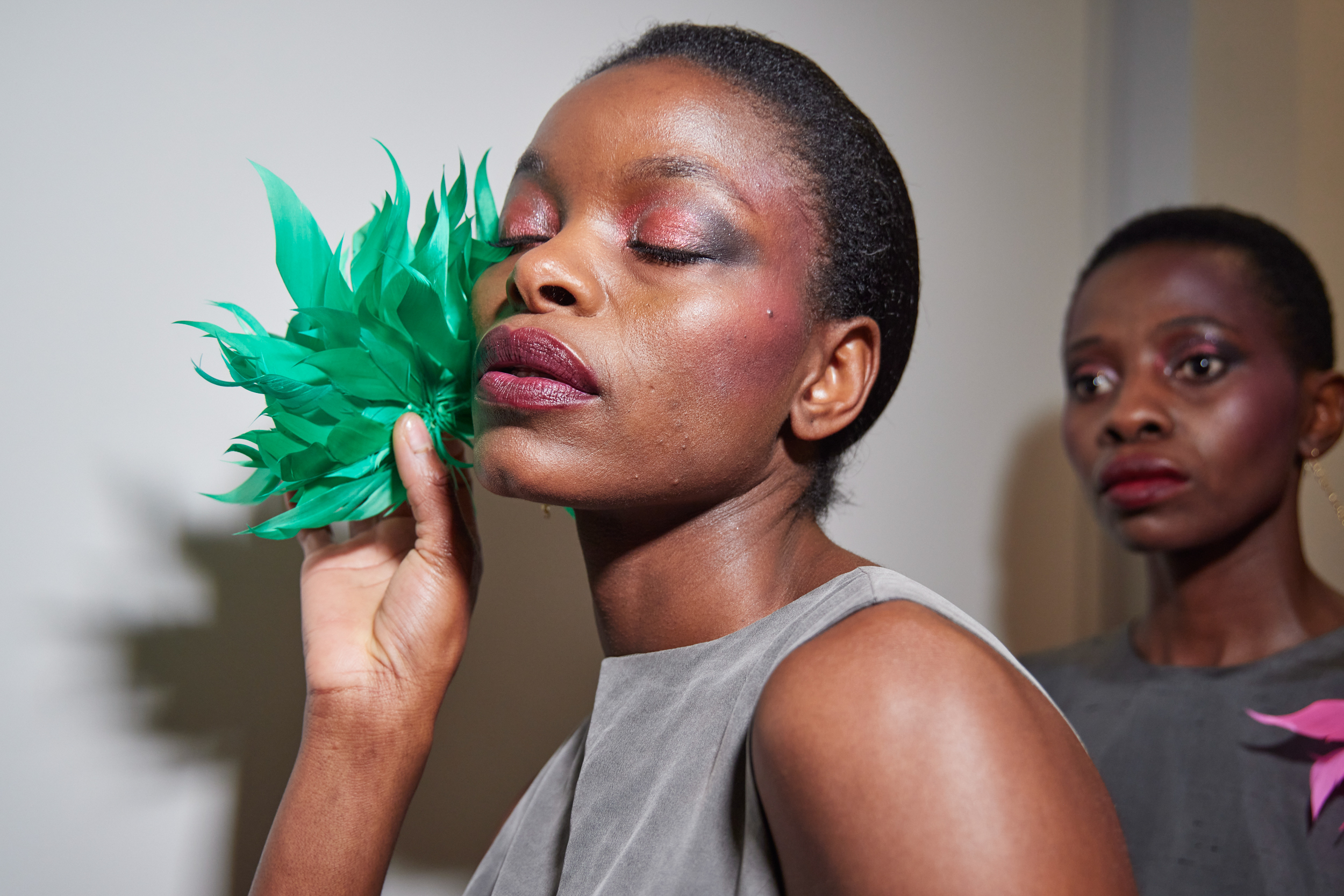 Imane Ayissi Spring 2024 Couture Fashion Show Backstage