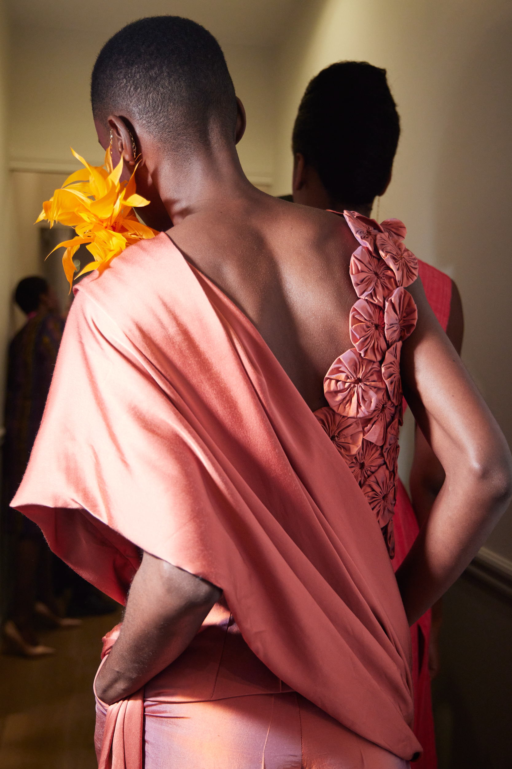 Imane Ayissi Spring 2024 Couture Fashion Show Backstage