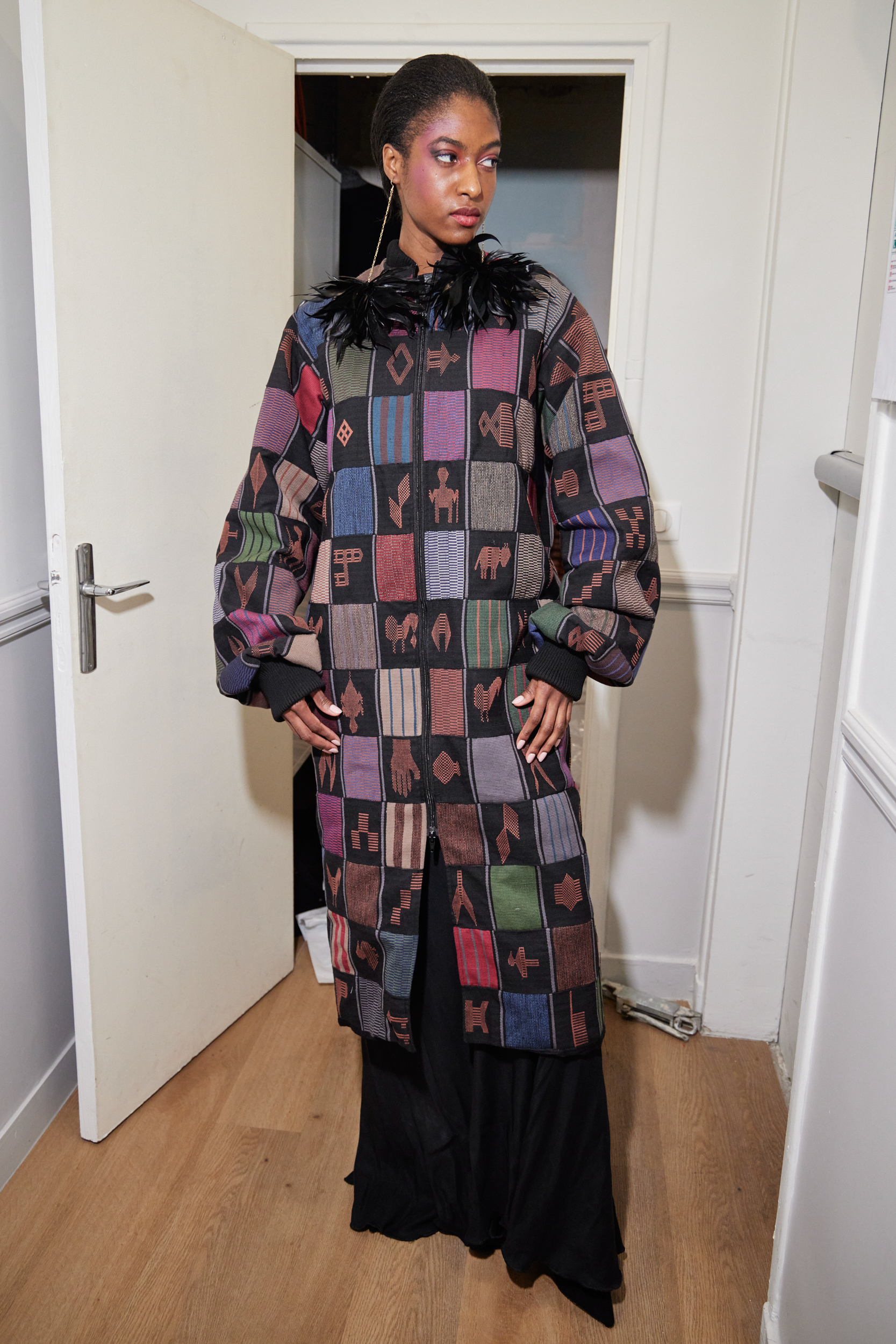 Imane Ayissi Spring 2024 Couture Fashion Show Backstage