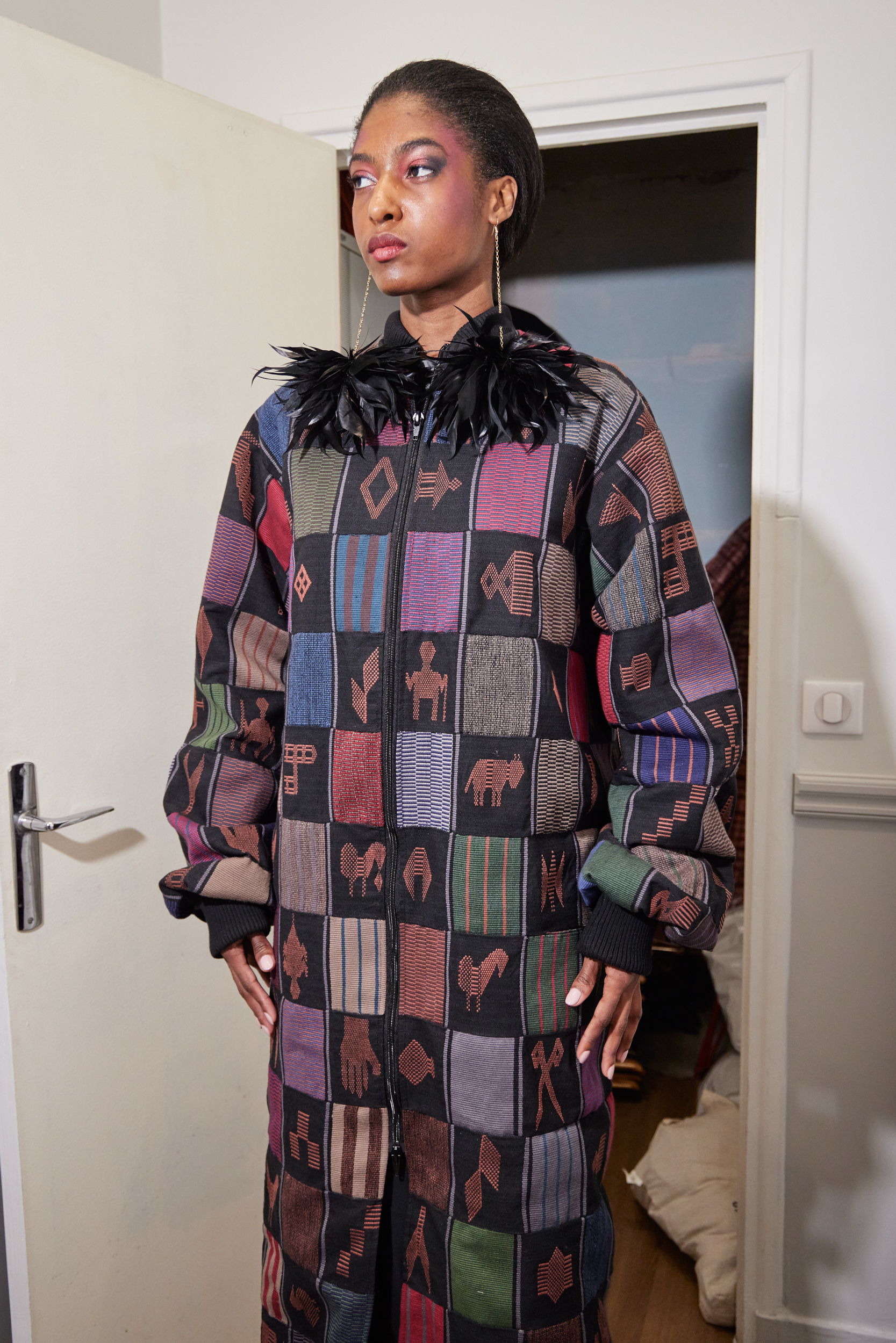 Imane Ayissi Spring 2024 Couture Fashion Show Backstage