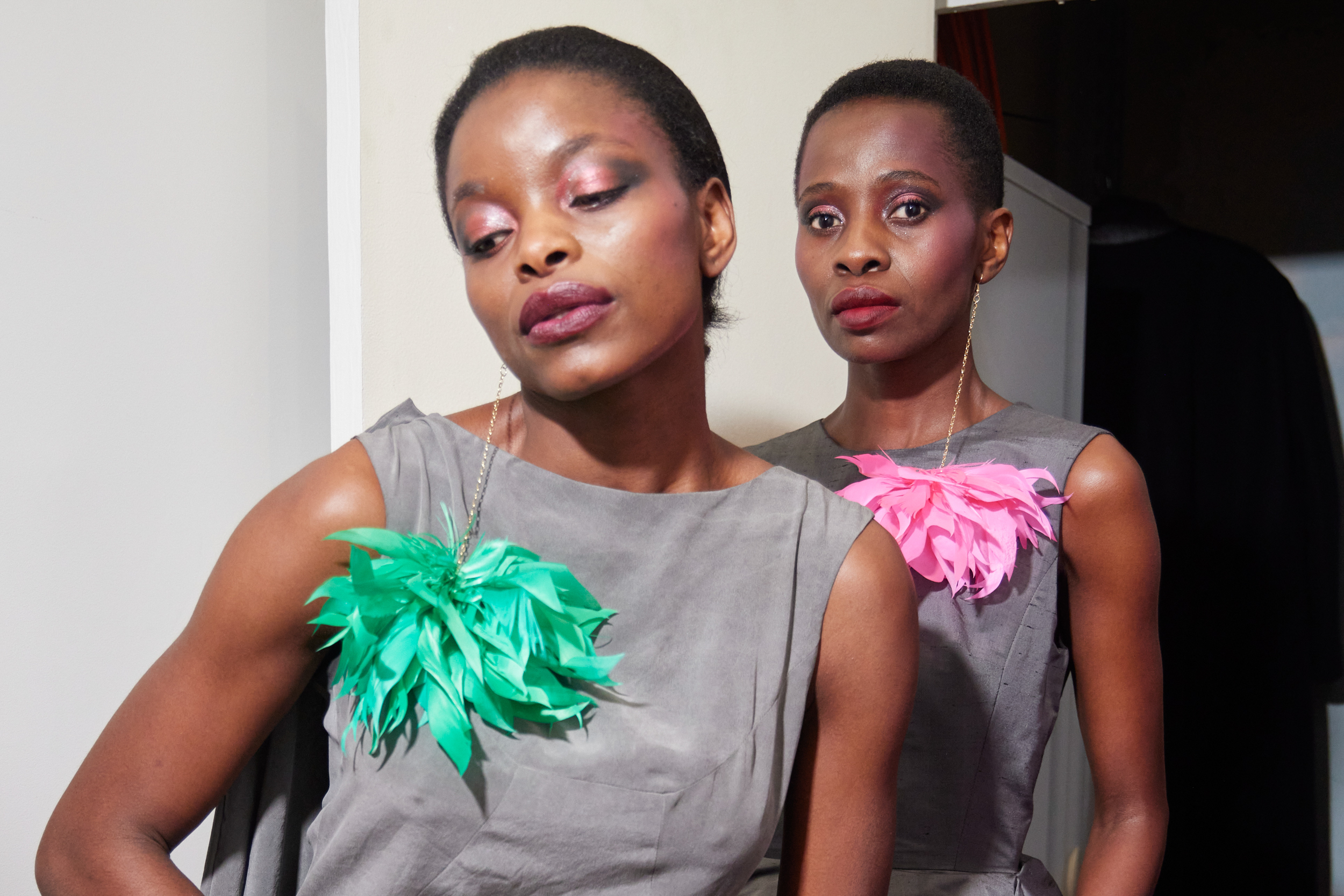 Imane Ayissi Spring 2024 Couture Fashion Show Backstage