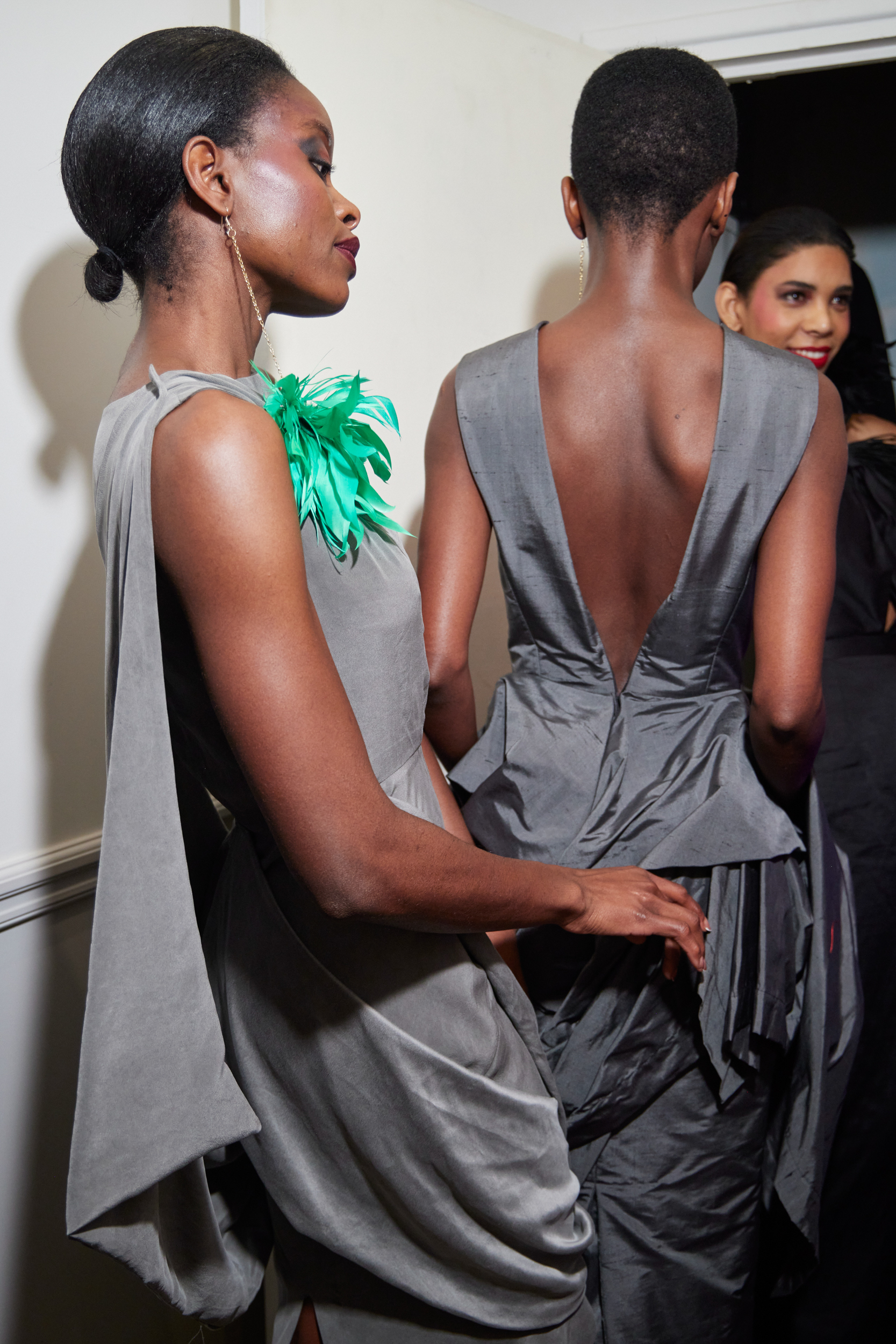 Imane Ayissi Spring 2024 Couture Fashion Show Backstage