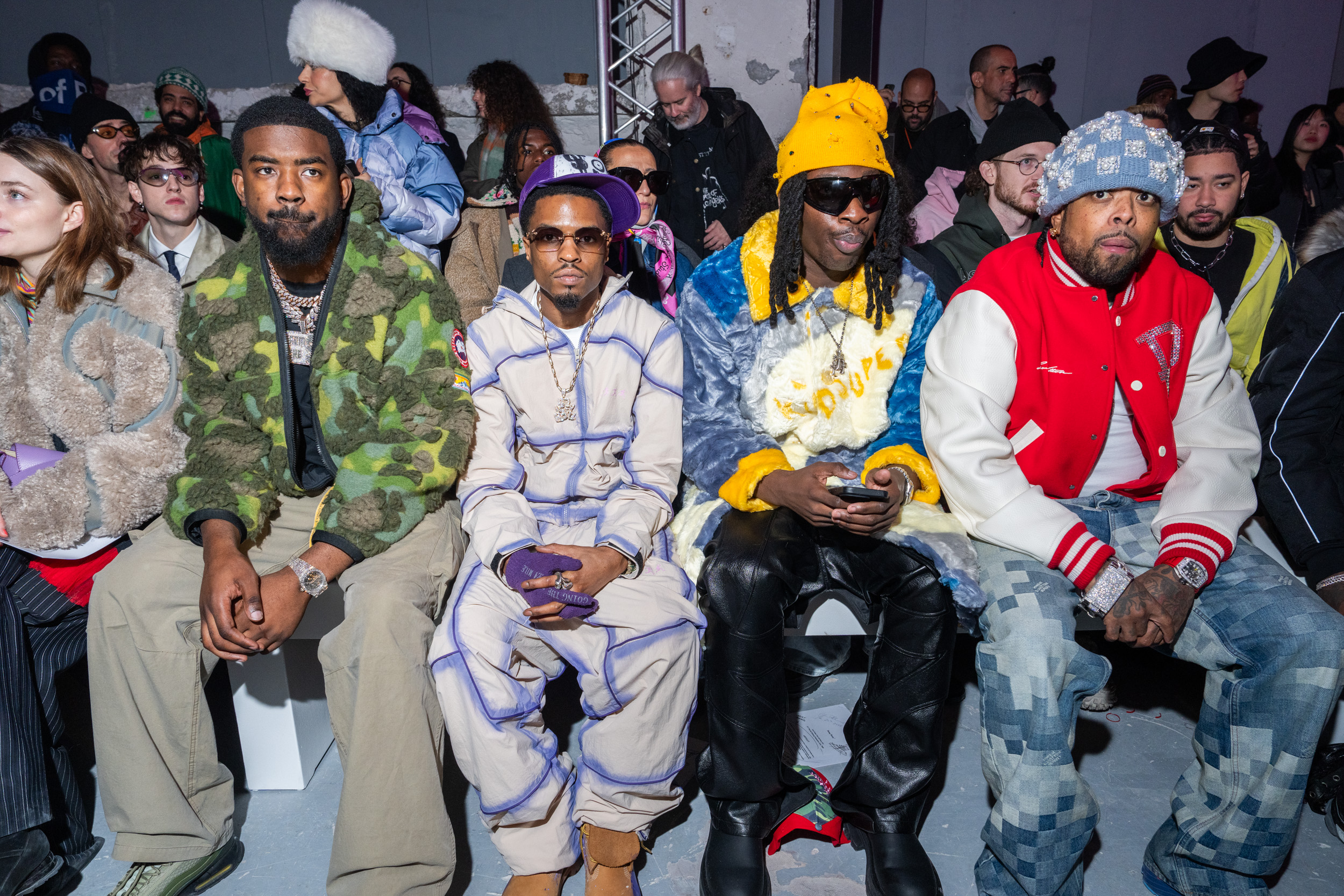 Kidsuper Studios Fall 2024 Men’s Fashion Show Front Row