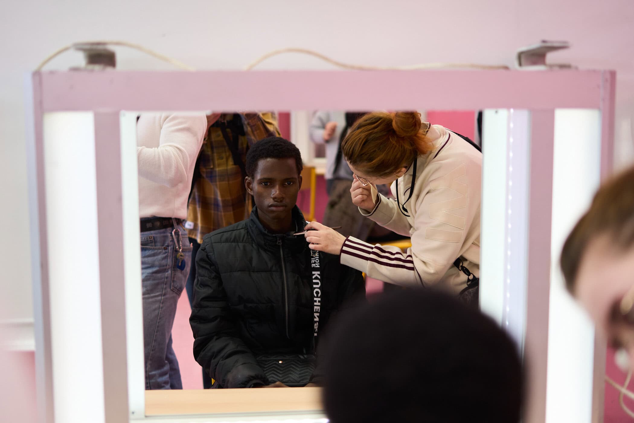 Kolor Fall 2024 Men’s Fashion Show Backstage