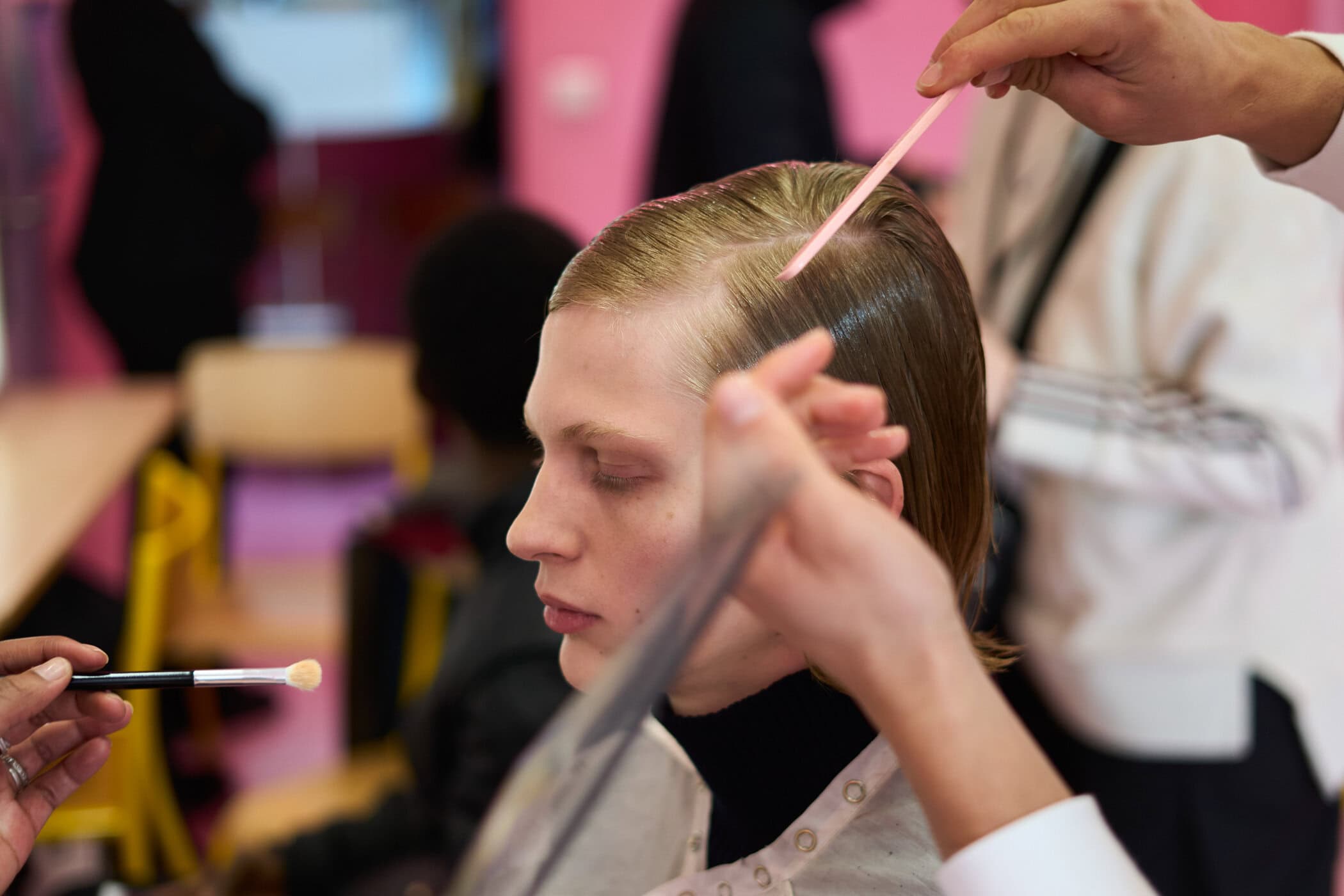 Kolor Fall 2024 Men’s Fashion Show Backstage