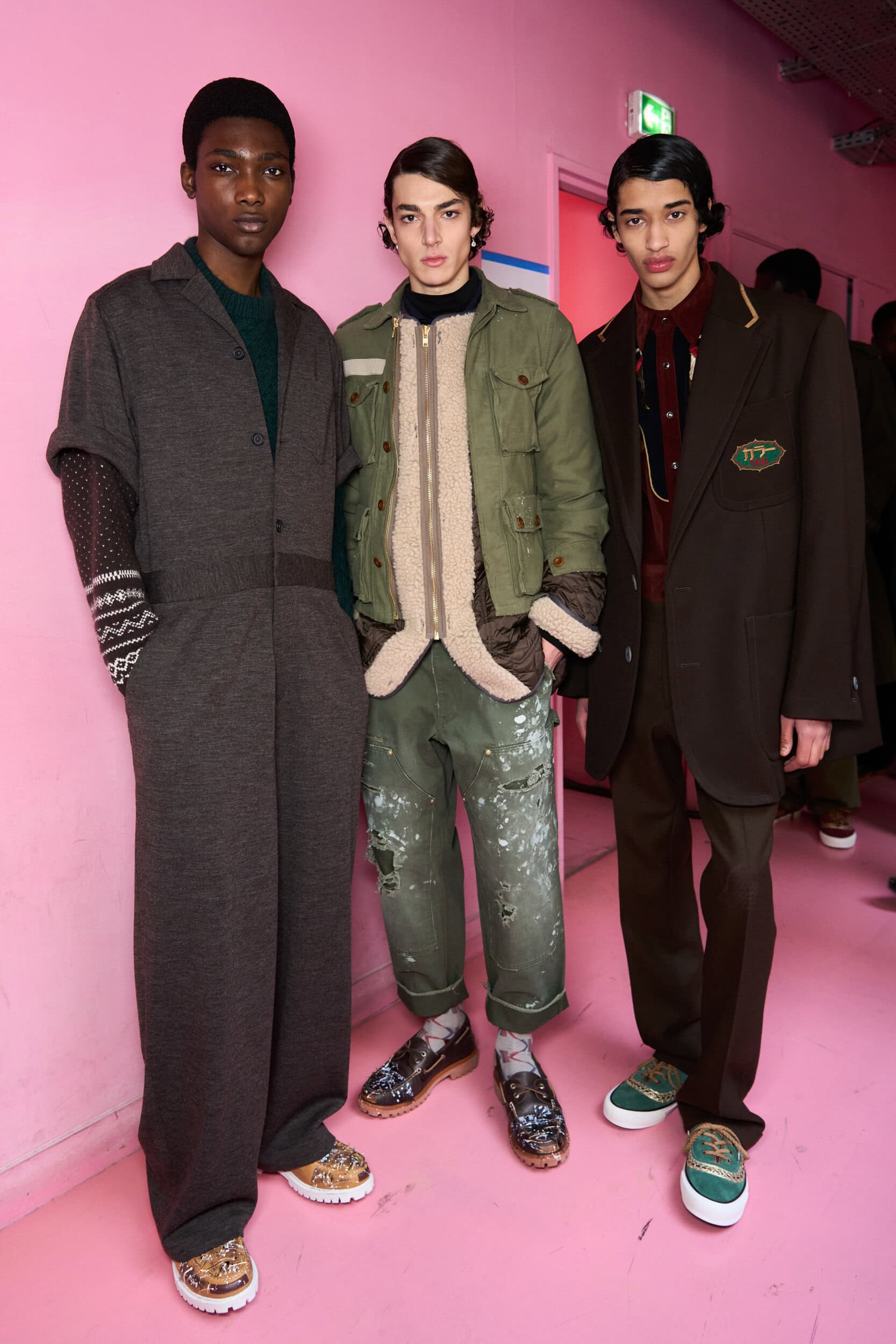 Kolor Fall 2024 Men’s Fashion Show Backstage