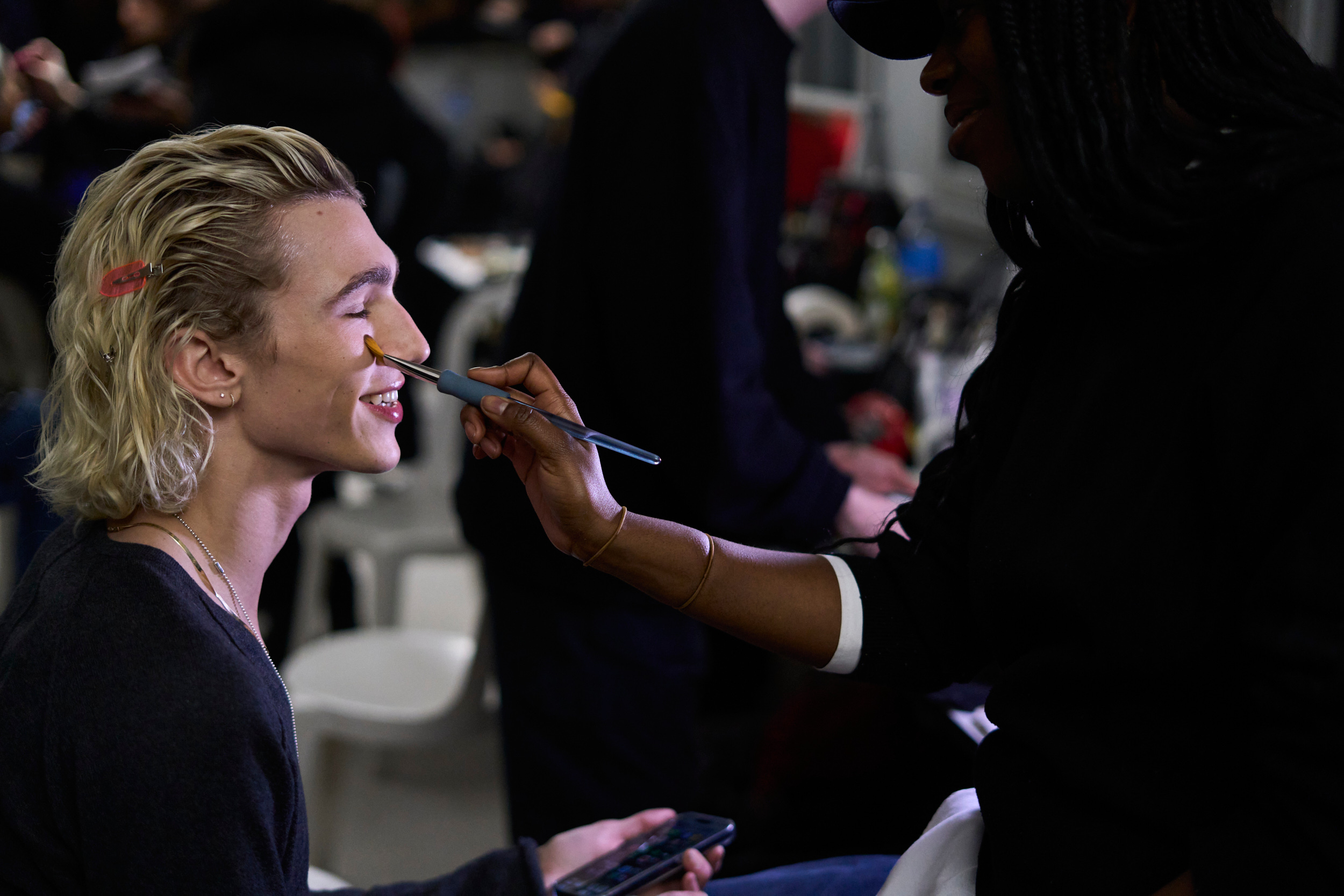 Lgn Louis Gabriel Nouchi Fall 2024 Men’s Fashion Show Backstage