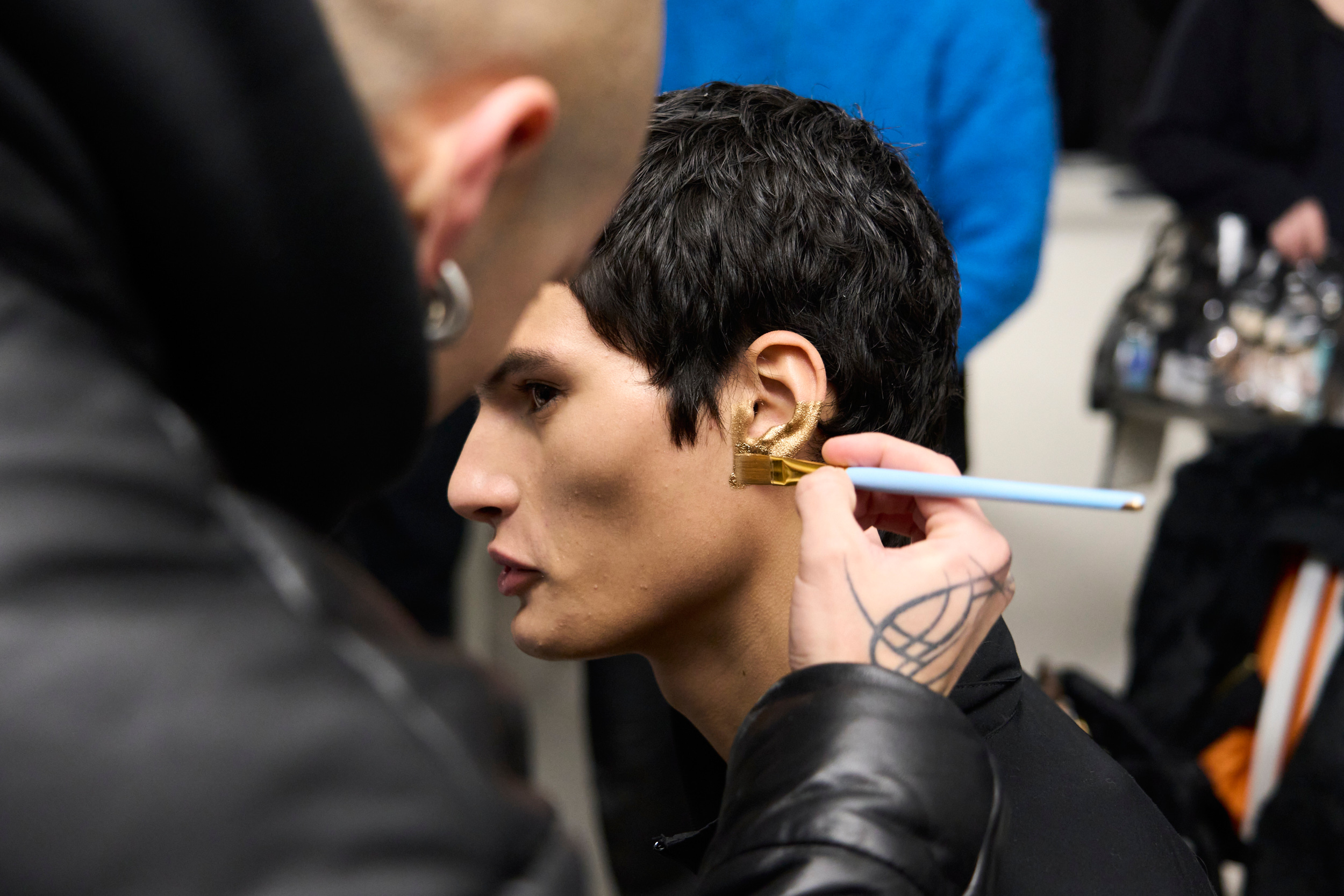 Lgn Louis Gabriel Nouchi Fall 2024 Men’s Fashion Show Backstage