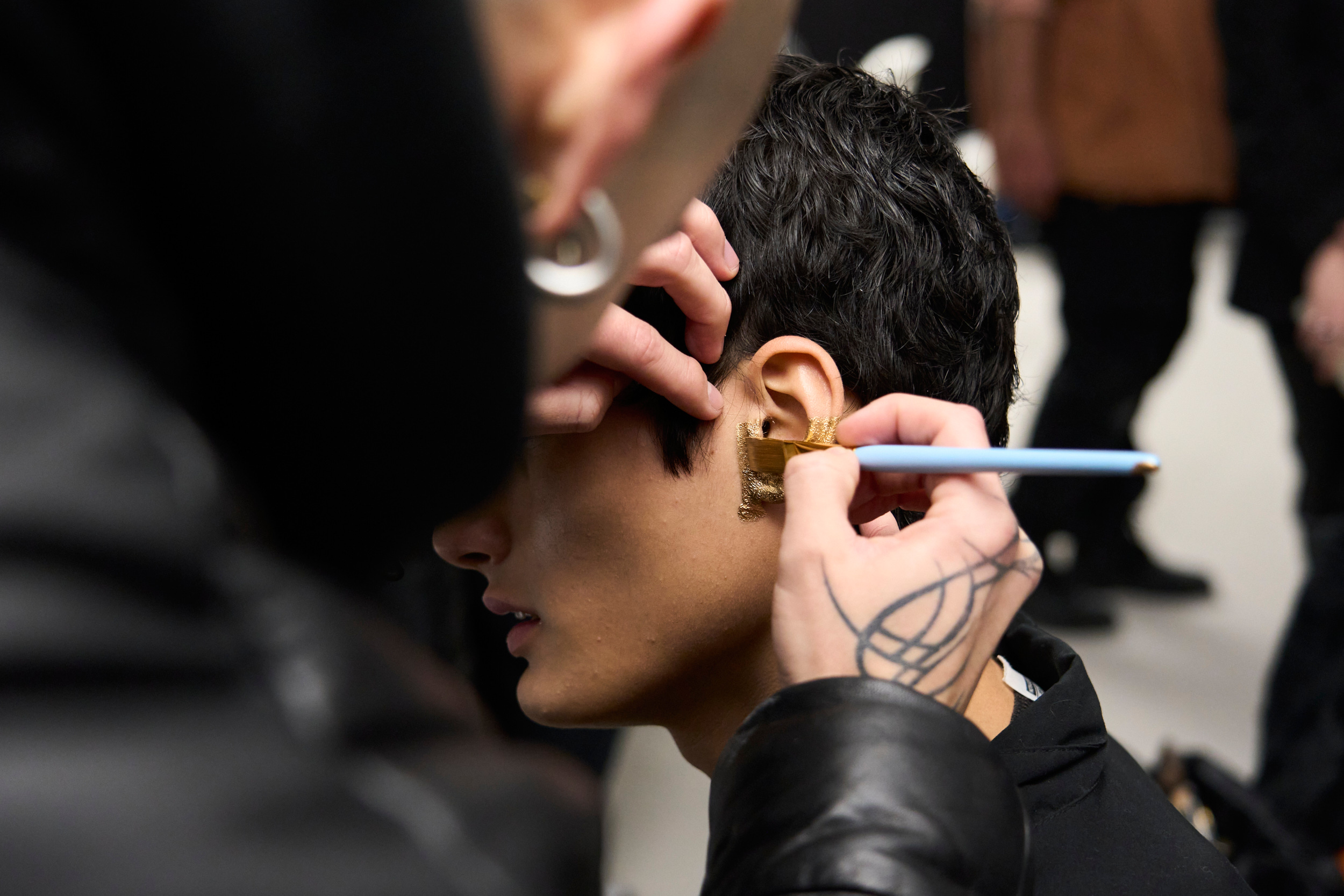 Lgn Louis Gabriel Nouchi Fall 2024 Men’s Fashion Show Backstage