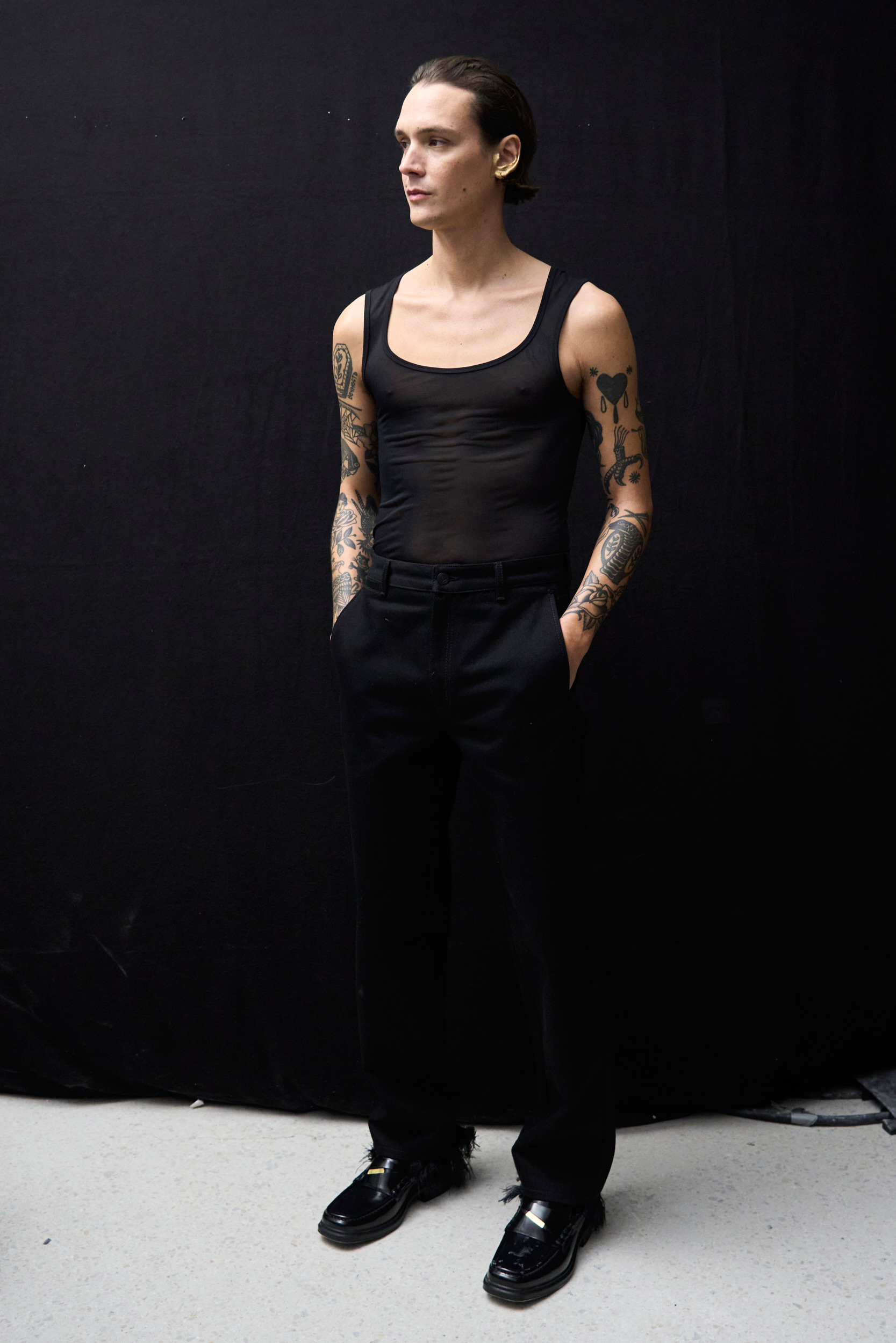 Lgn Louis Gabriel Nouchi Fall 2024 Men’s Fashion Show Backstage