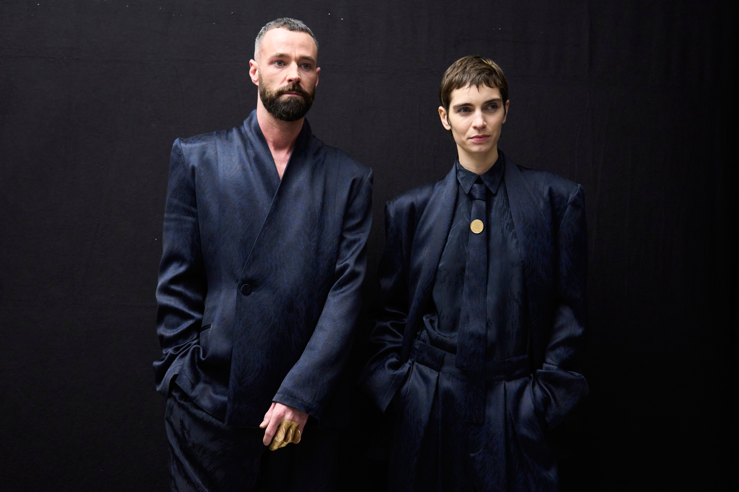 Lgn Louis Gabriel Nouchi Fall 2024 Men’s Fashion Show Backstage