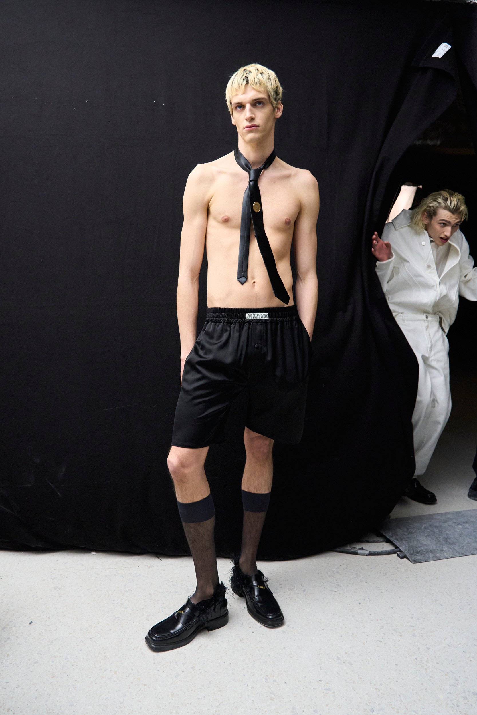 Lgn Louis Gabriel Nouchi Fall 2024 Men’s Fashion Show Backstage The