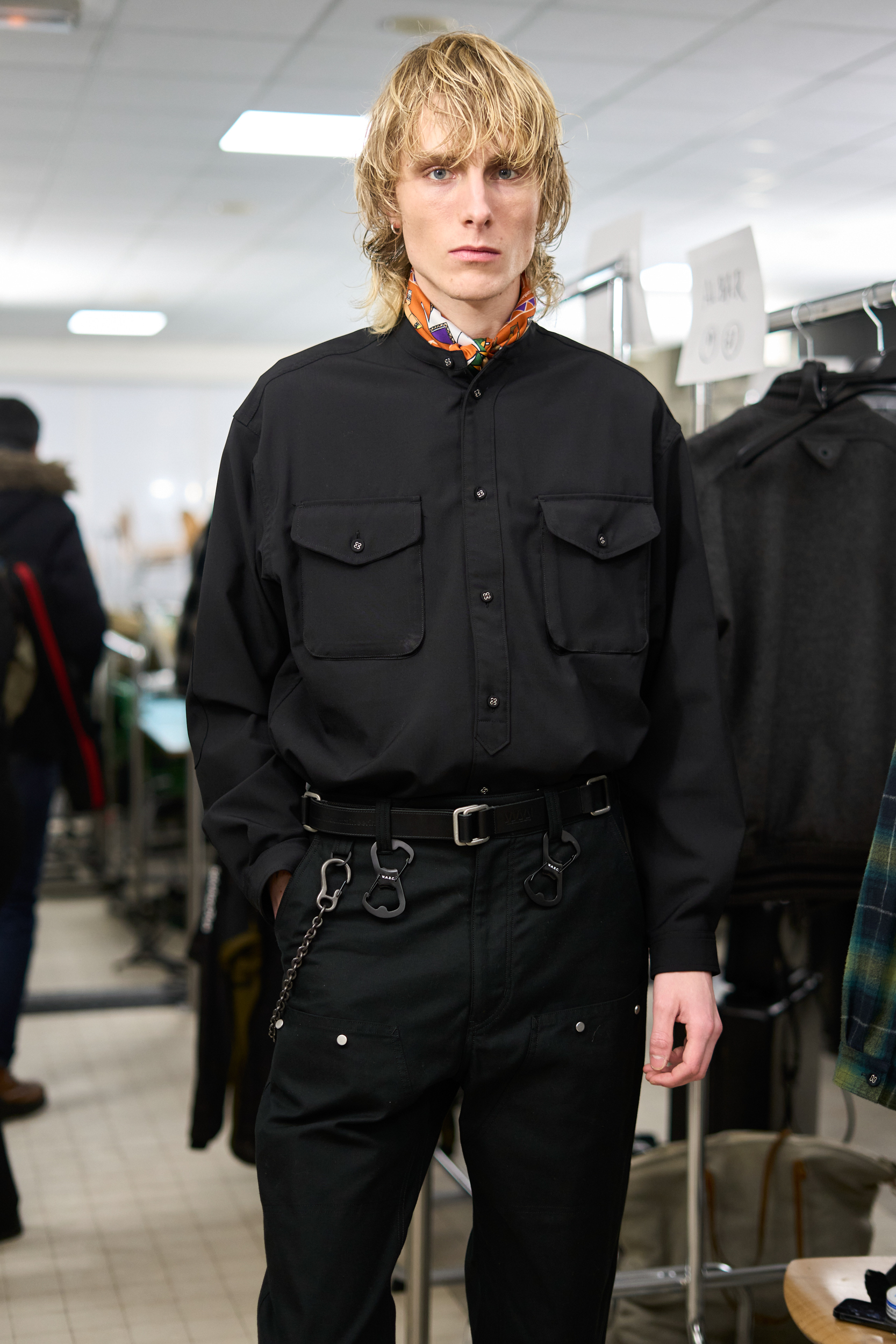 White Mountaineering Fall 2024 Men’s Fashion Show Backstage