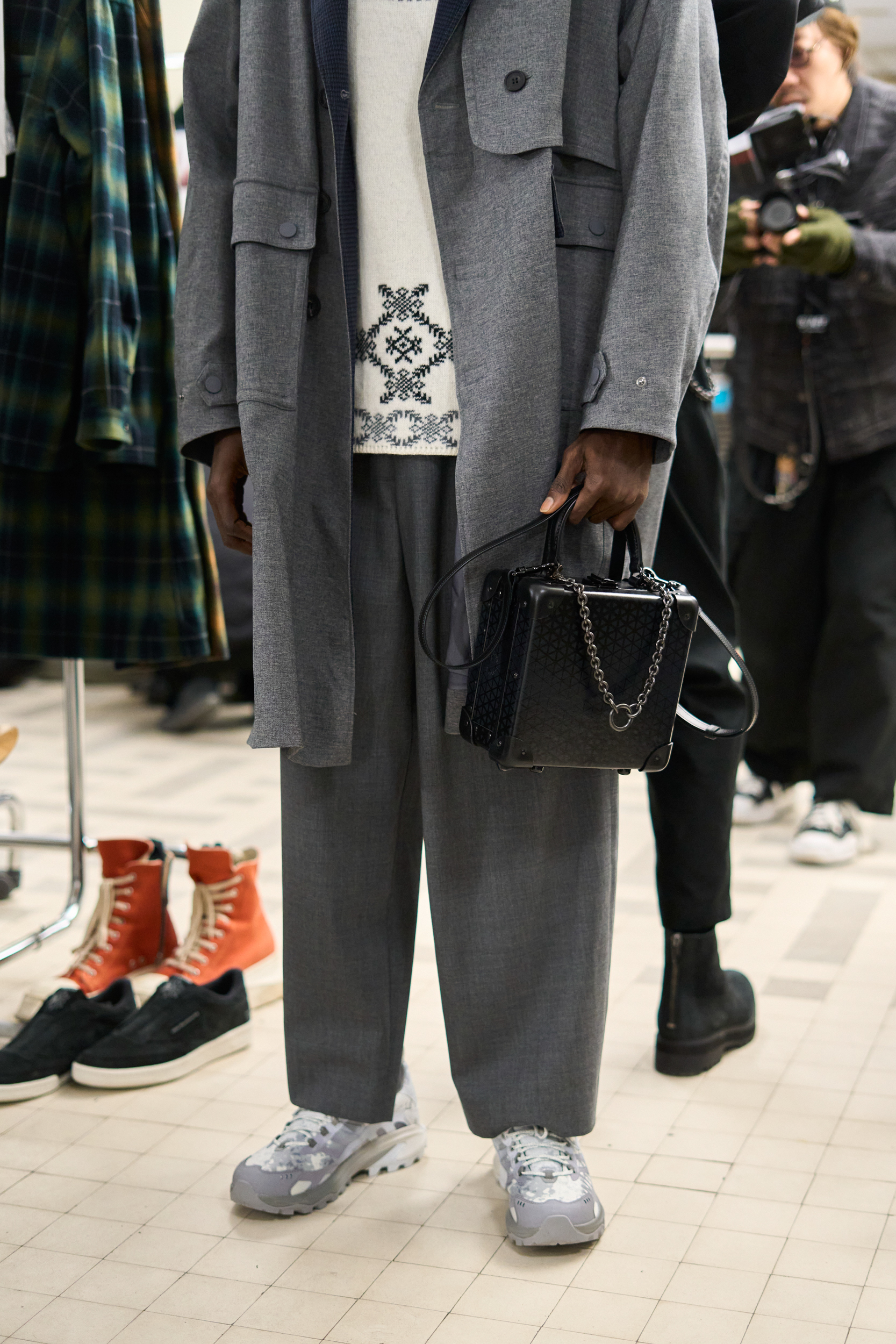 White Mountaineering Fall 2024 Men’s Fashion Show Backstage