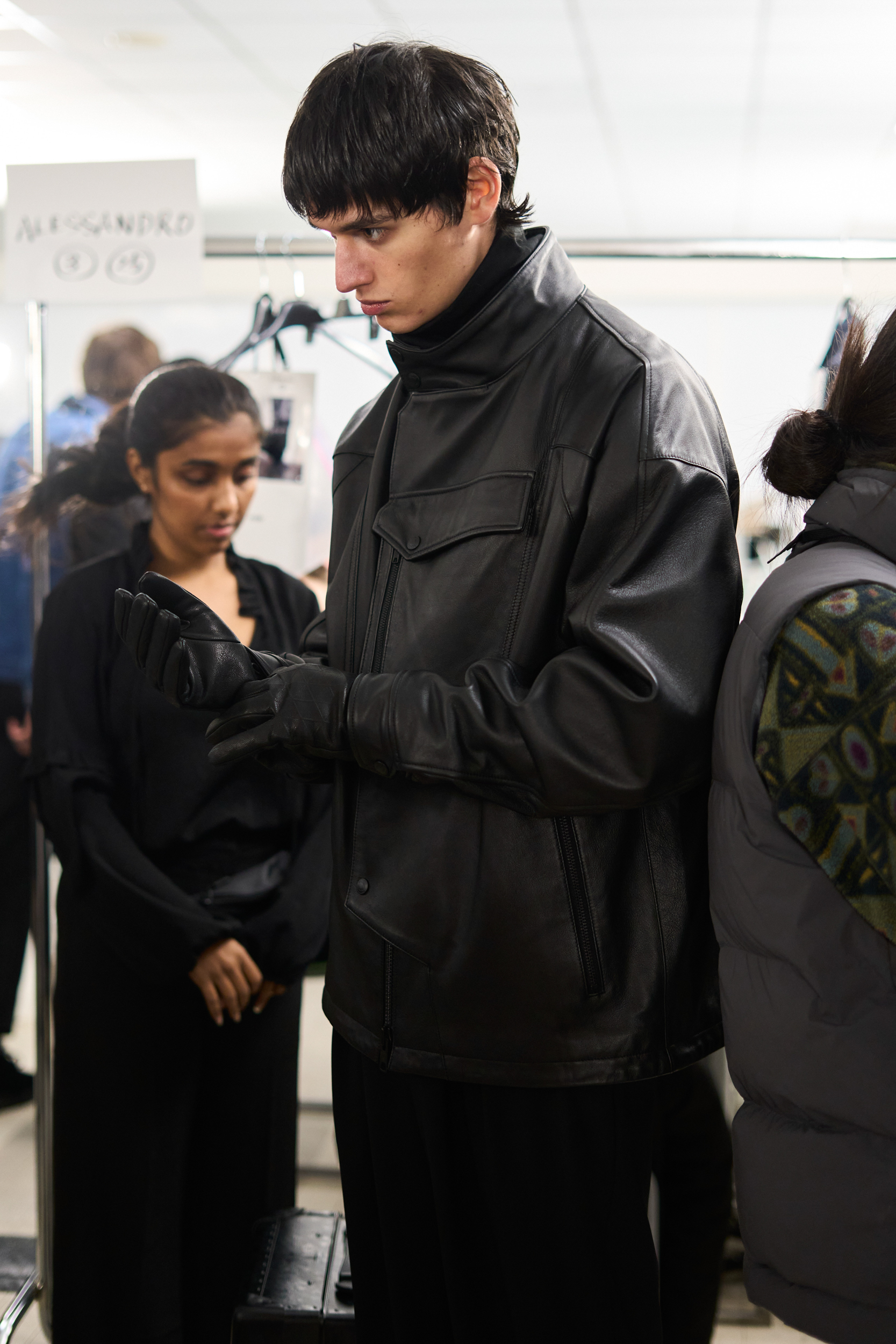 White Mountaineering Fall 2024 Men’s Fashion Show Backstage