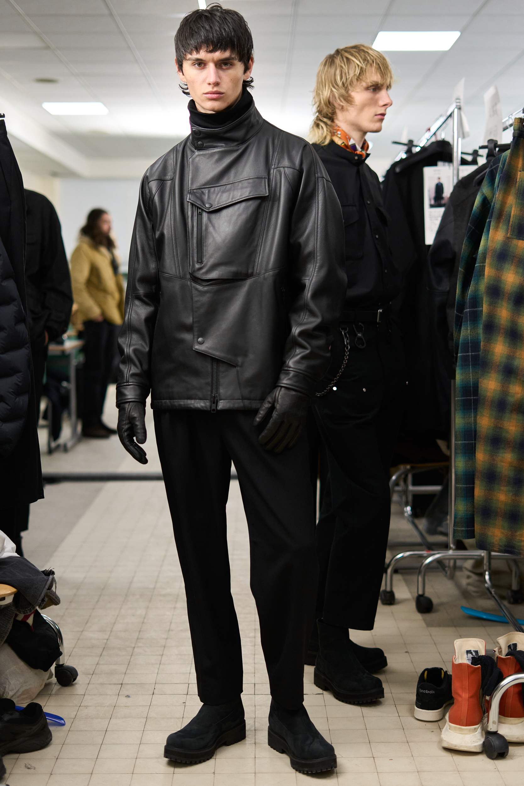 White Mountaineering Fall 2024 Men’s Fashion Show Backstage