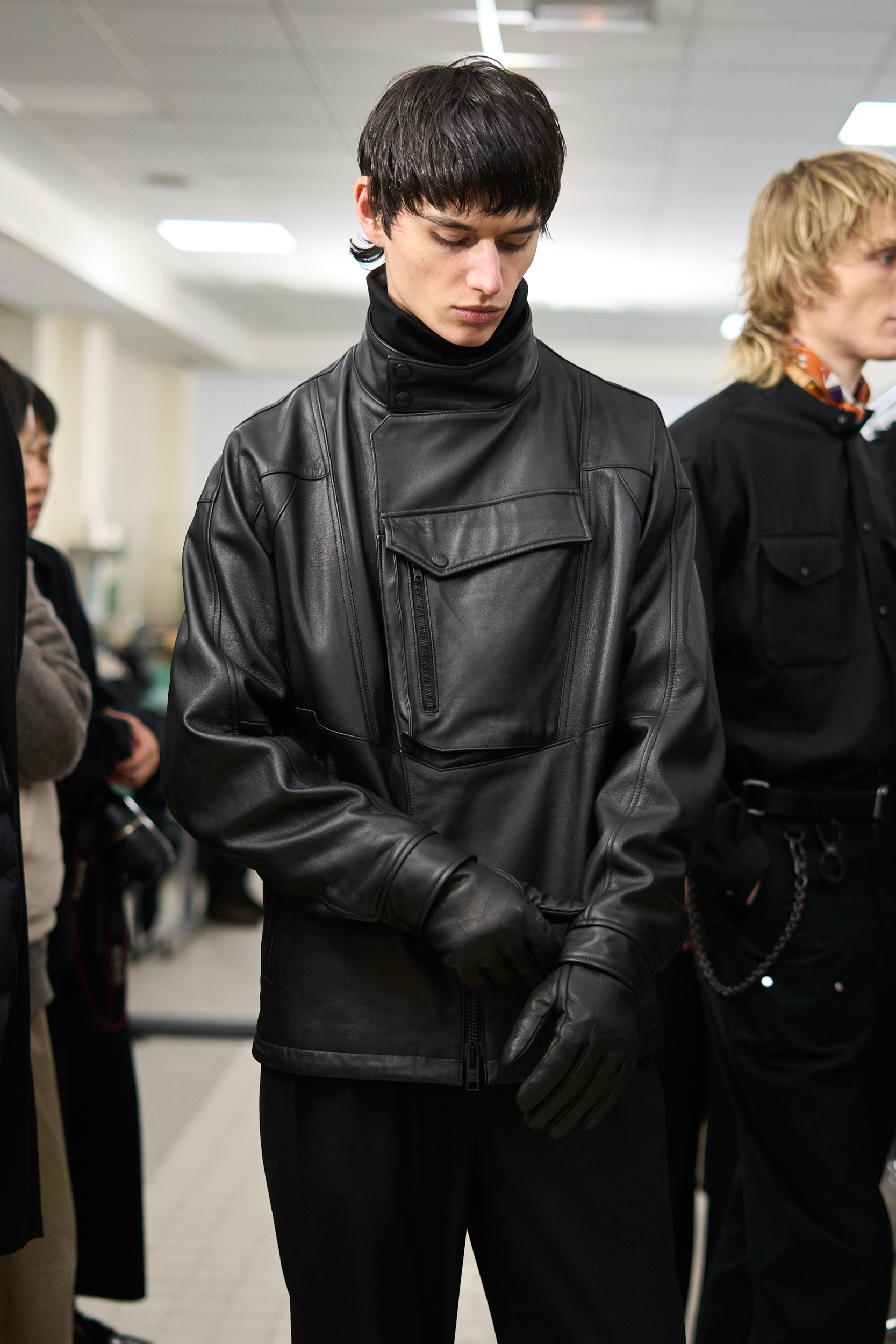 White Mountaineering Fall 2024 Men’s Fashion Show Backstage