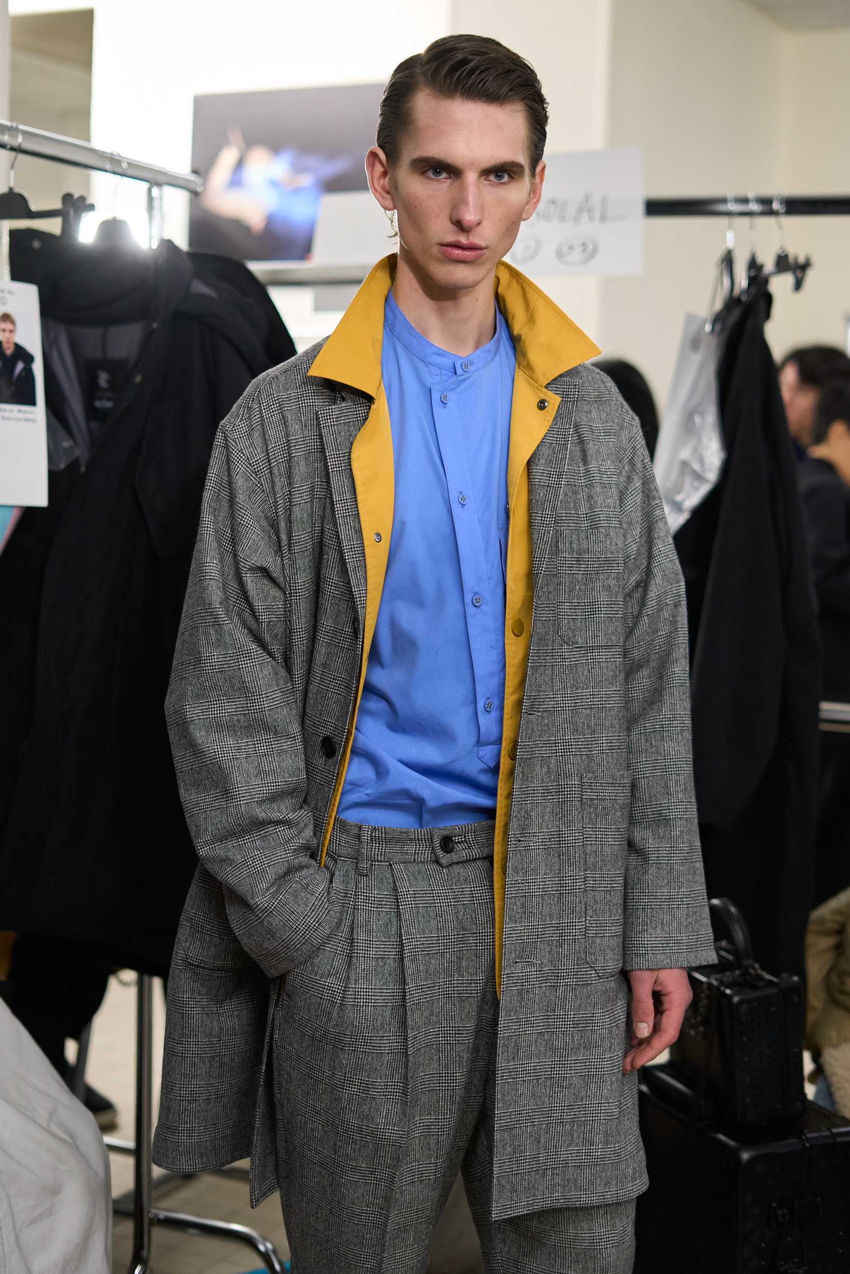 White Mountaineering Fall 2024 Men’s Fashion Show Backstage