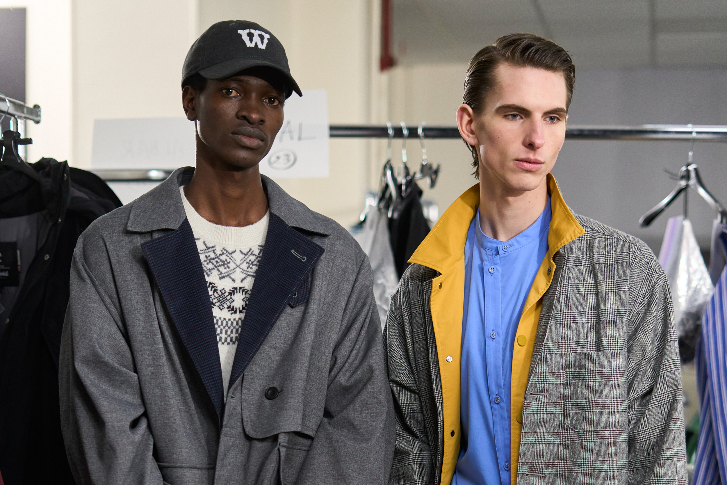 White Mountaineering Fall 2024 Men’s Fashion Show Backstage