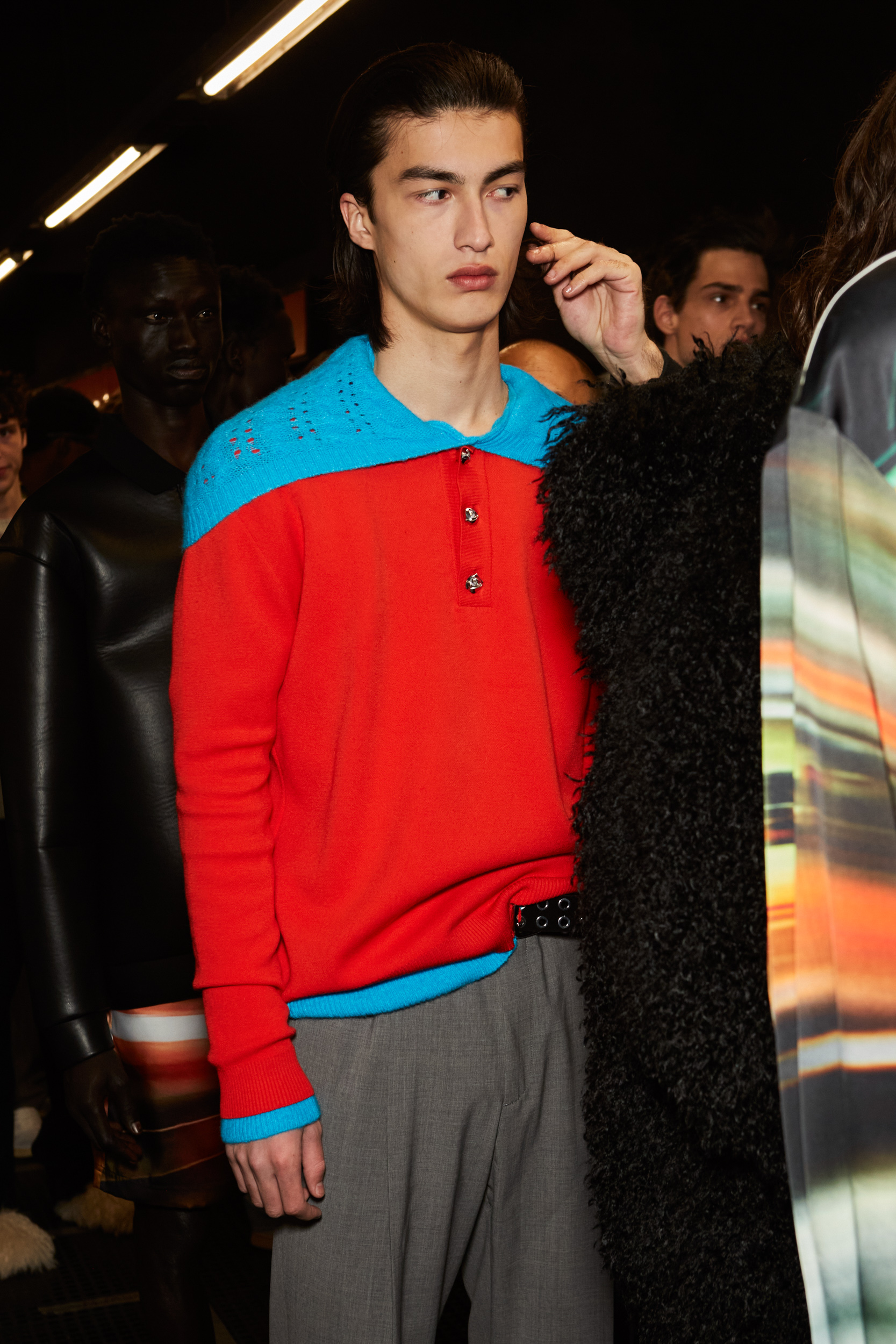 Msgm Fall 2024 Men’s Fashion Show Backstage