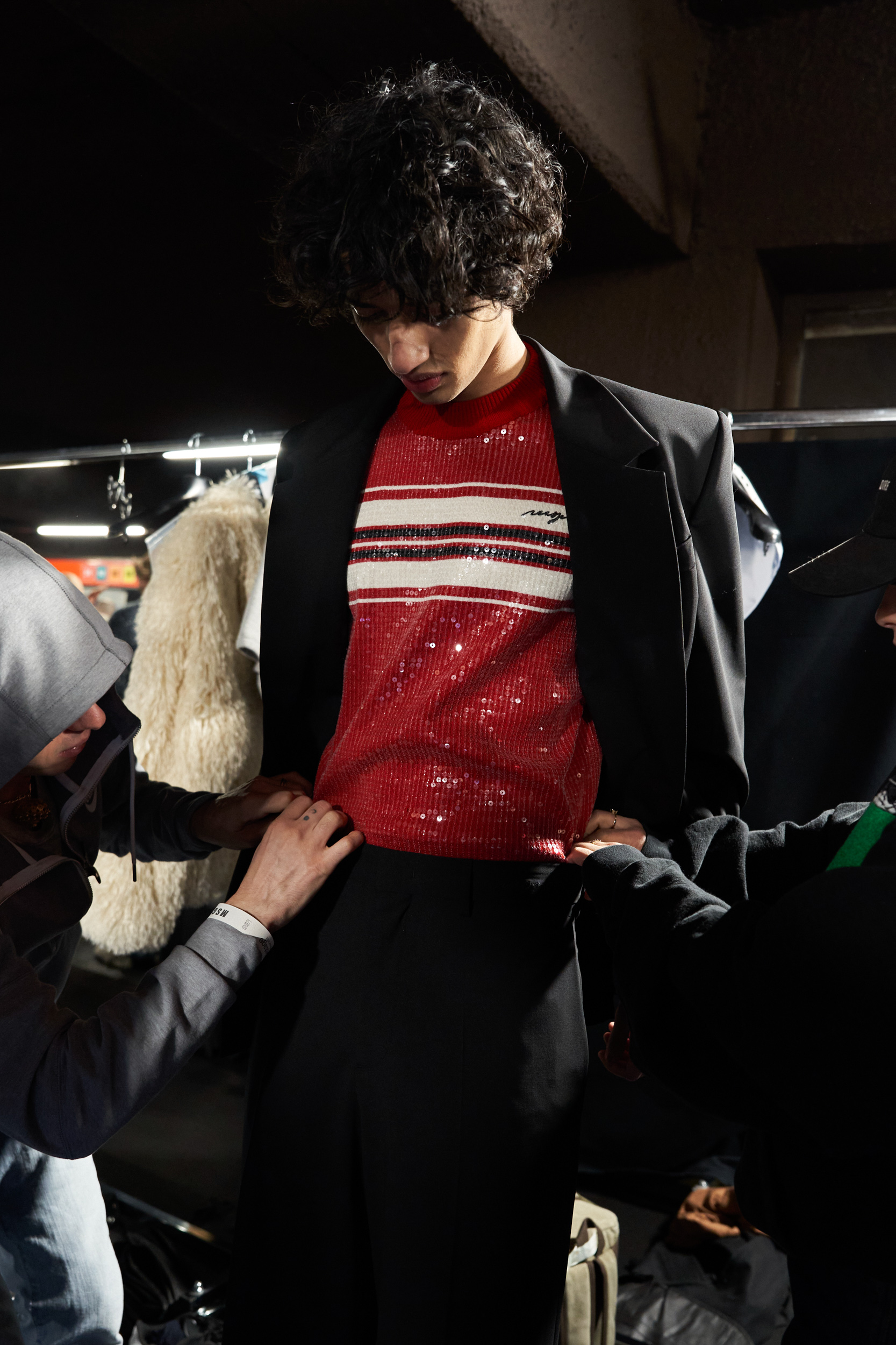 Msgm Fall 2024 Men’s Fashion Show Backstage