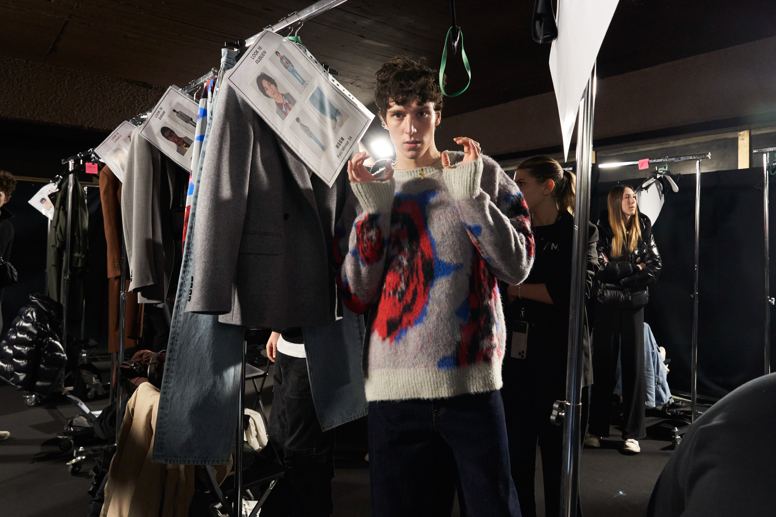 Msgm Fall 2024 Men’s Fashion Show Backstage