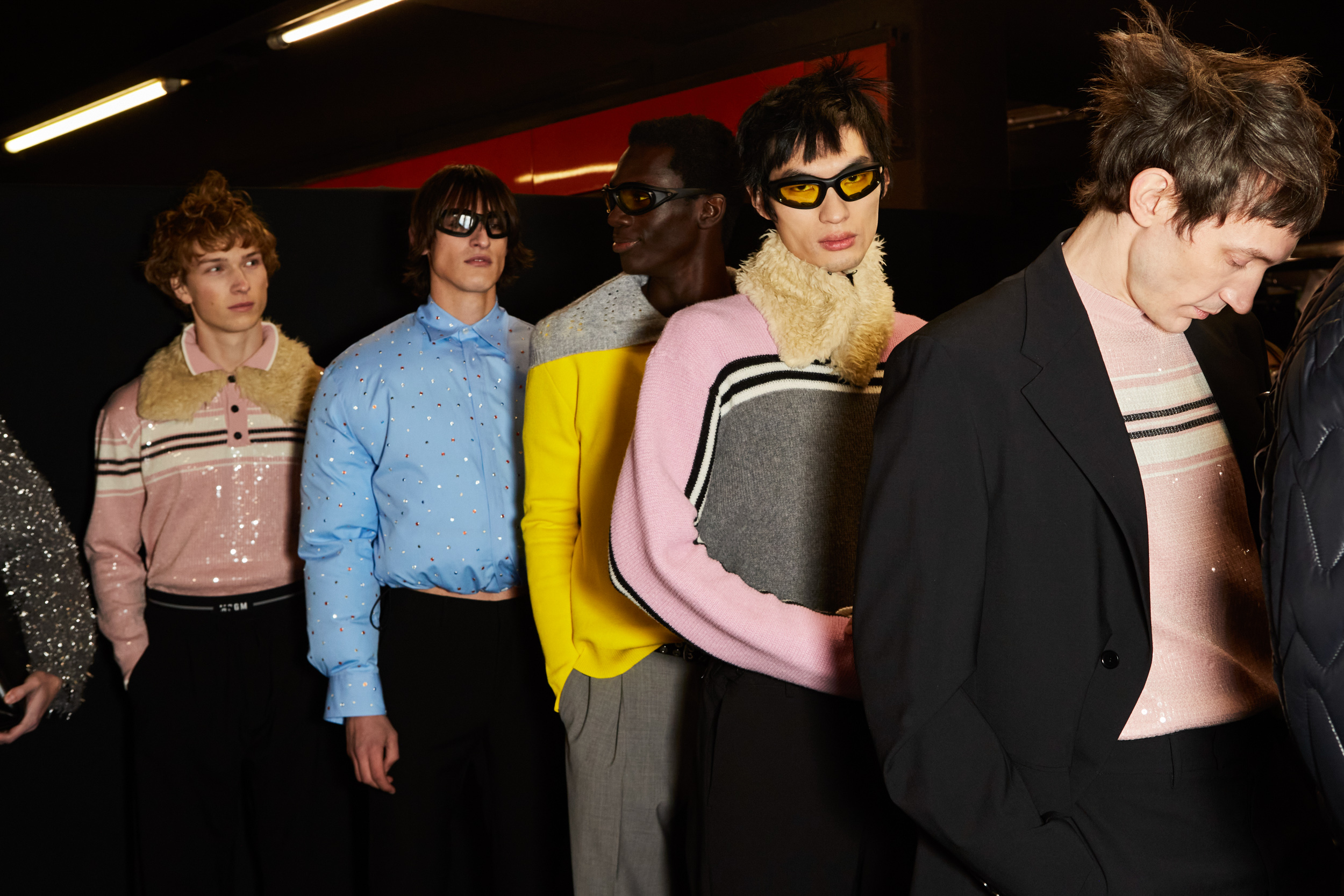 Msgm Fall 2024 Men’s Fashion Show Backstage