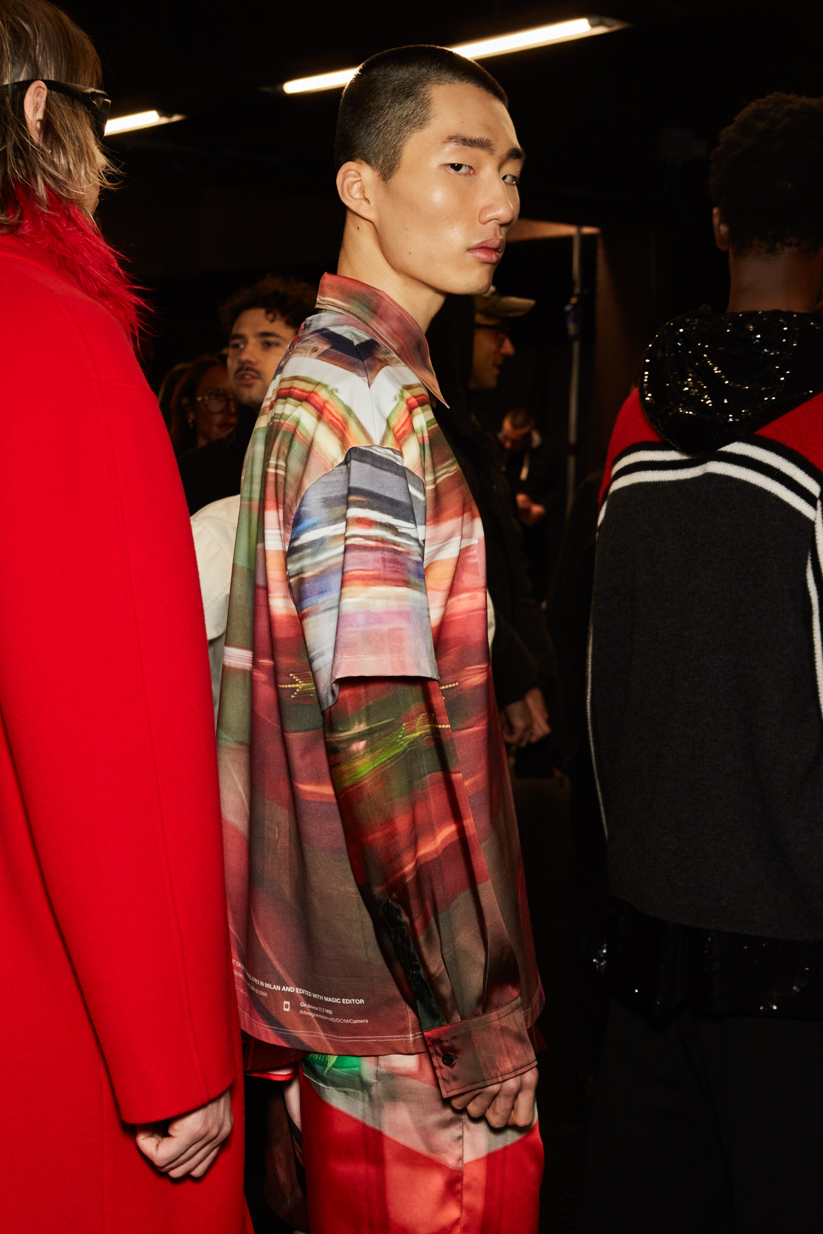 Msgm Fall 2024 Men’s Fashion Show Backstage