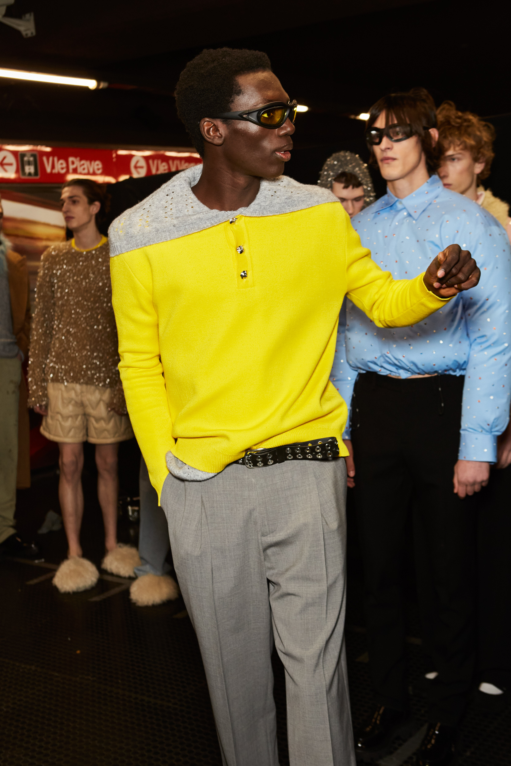 Msgm Fall 2024 Men’s Fashion Show Backstage