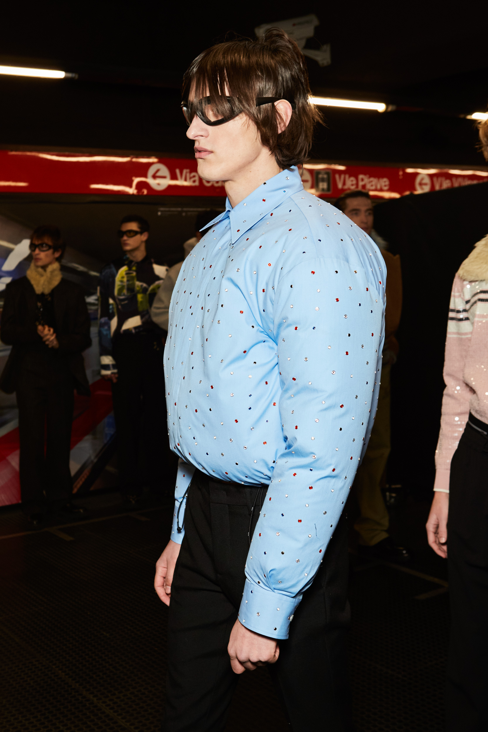 Msgm Fall 2024 Men’s Fashion Show Backstage