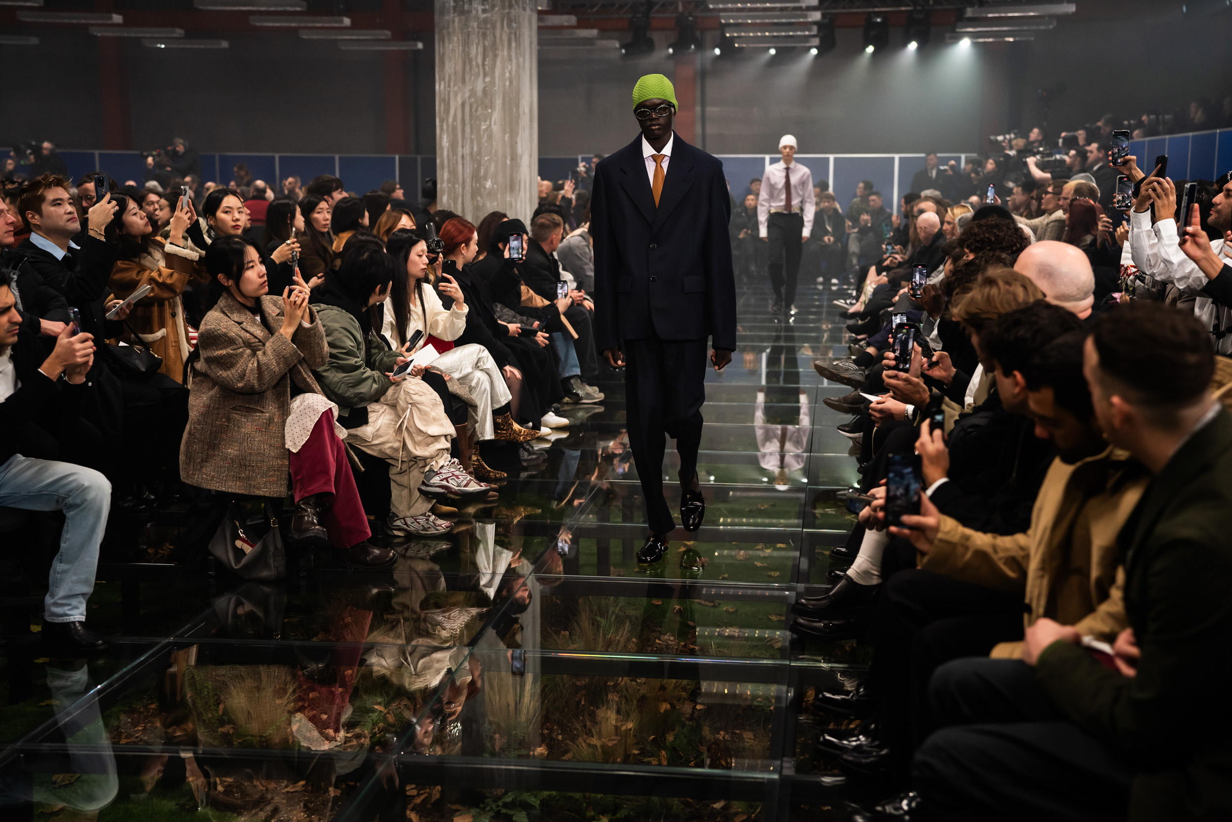 Prada Fall 2024 Men’s Fashion Show Atmosphere