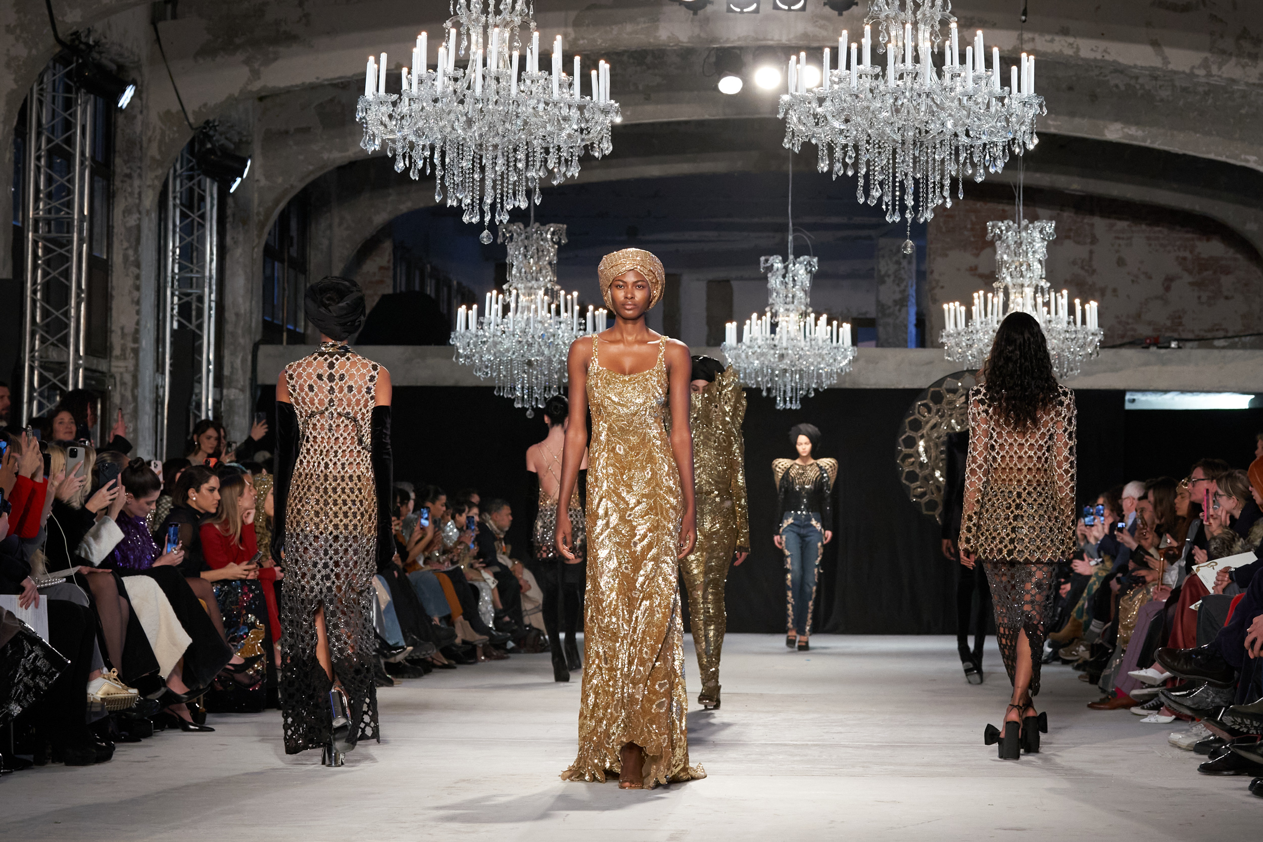 Rahul Mishra Spring 2024 Couture Fashion Show Atmosphere