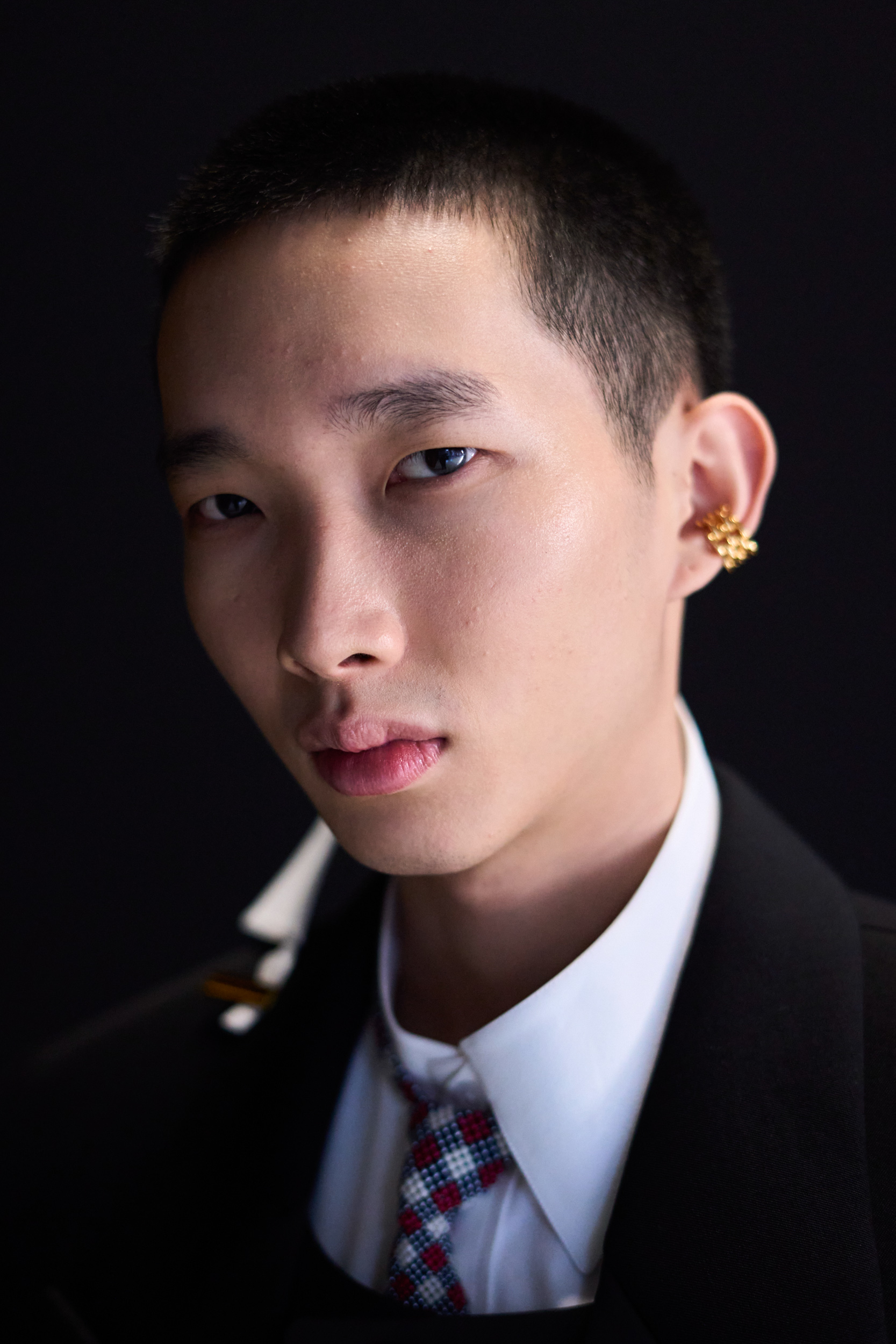 Sean Suen Fall 2024 Men’s Fashion Show Backstage