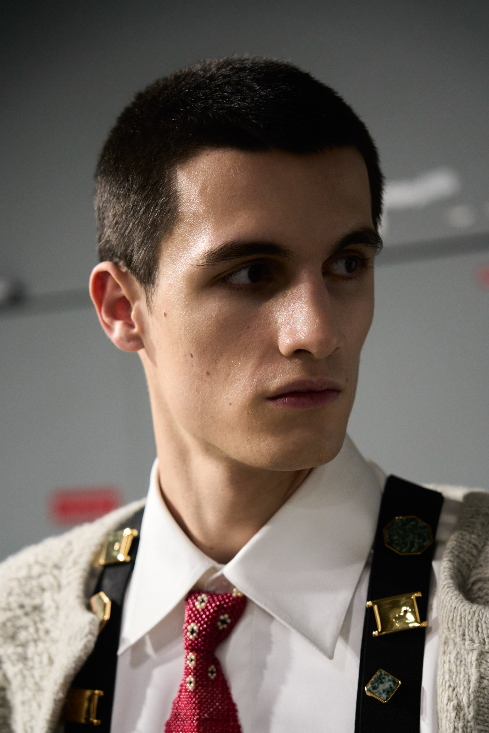 Sean Suen Fall 2024 Men’s Fashion Show Backstage