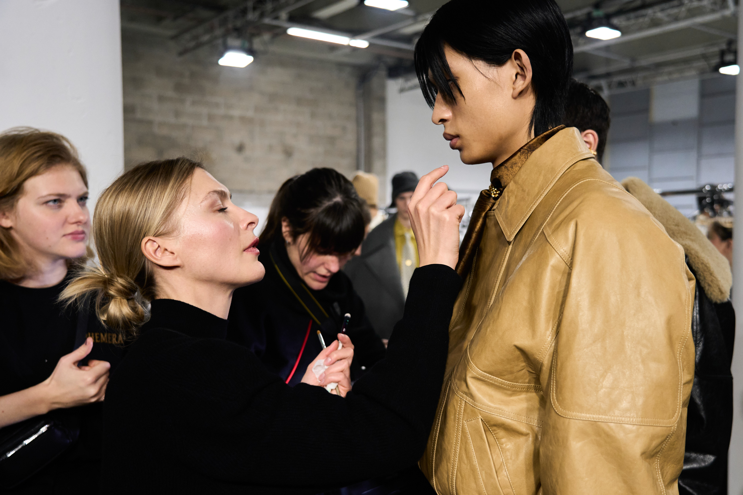 Sean Suen Fall 2024 Men’s Fashion Show Backstage