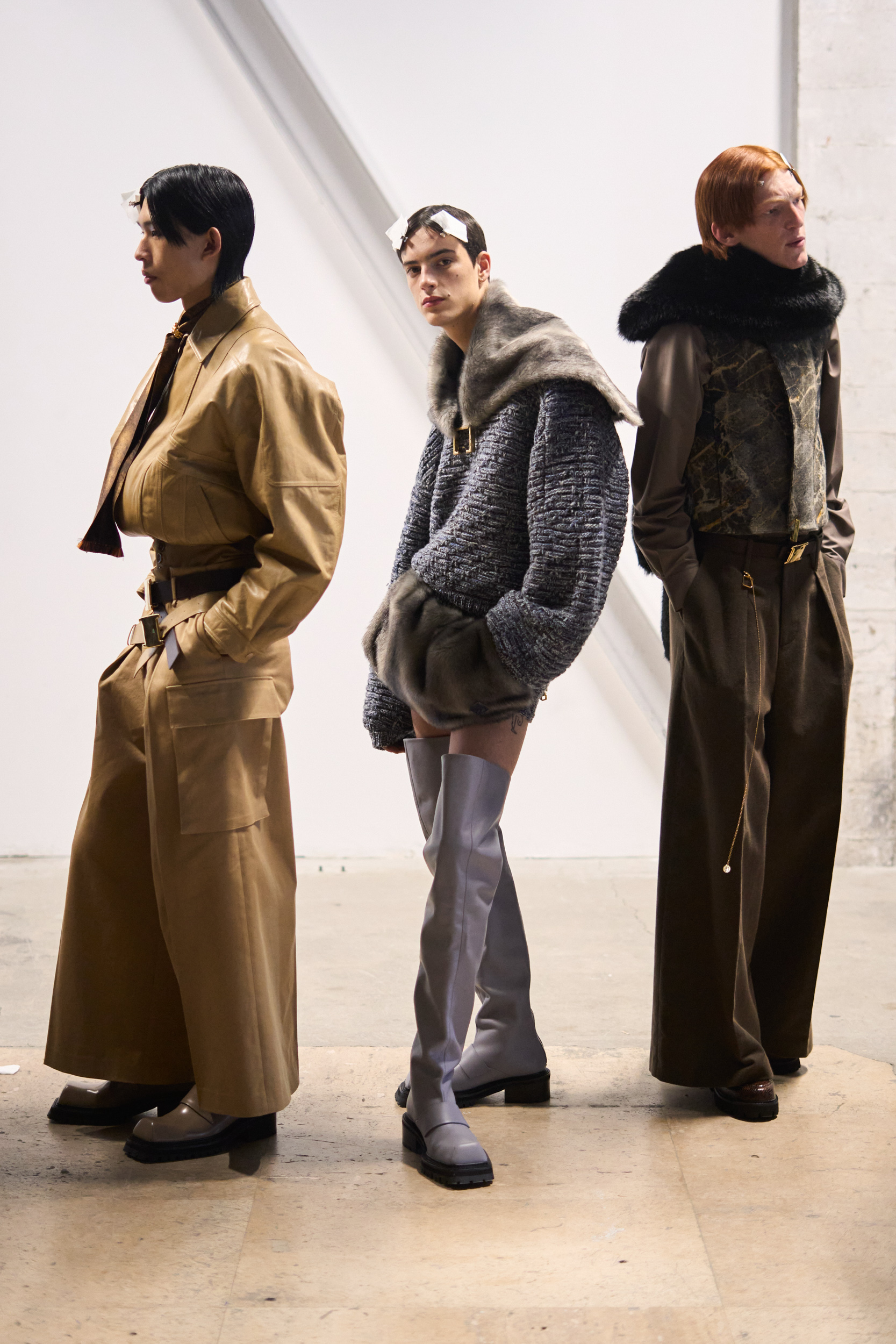 Sean Suen Fall 2024 Men’s Fashion Show Backstage