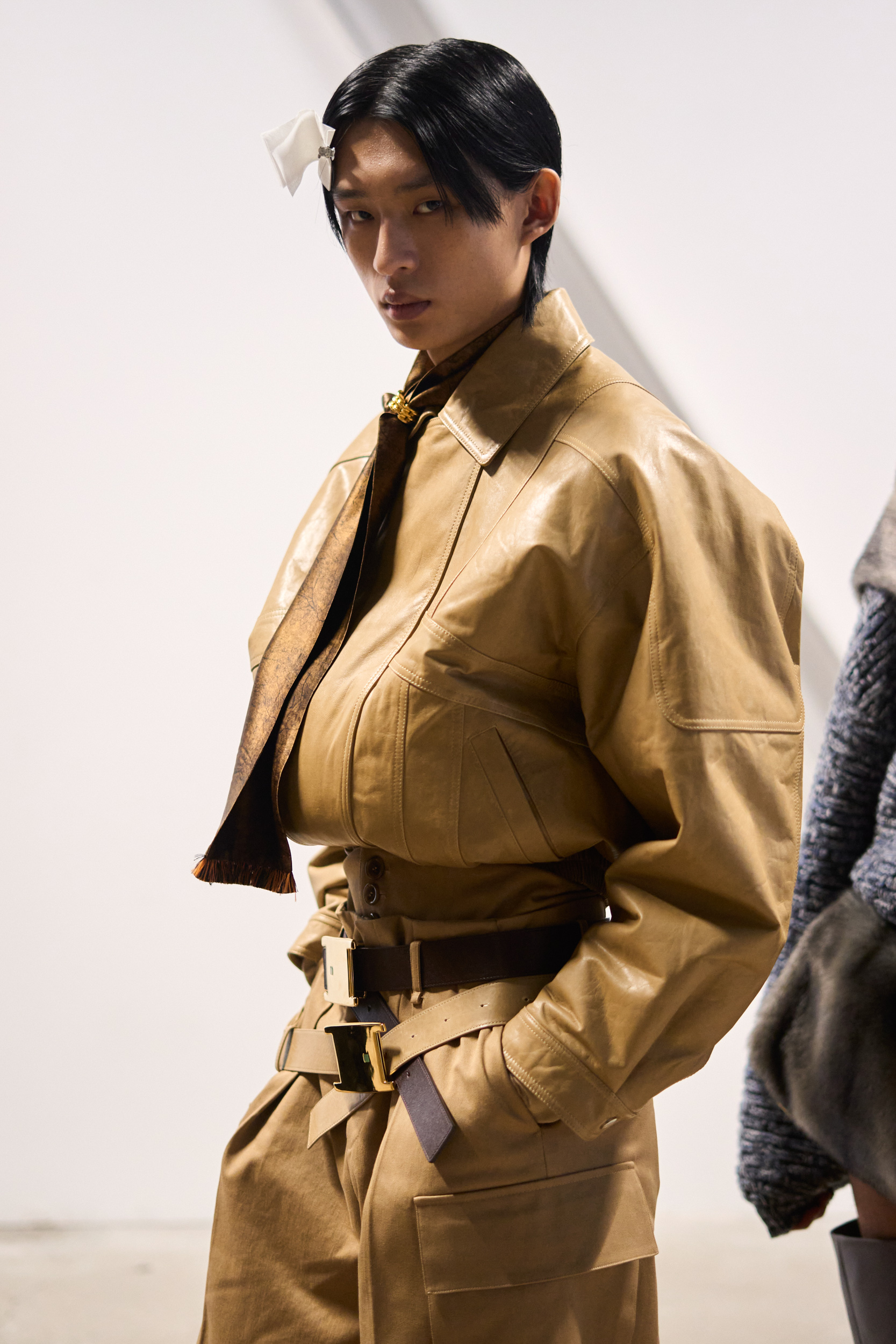 Sean Suen Fall 2024 Men’s Fashion Show Backstage