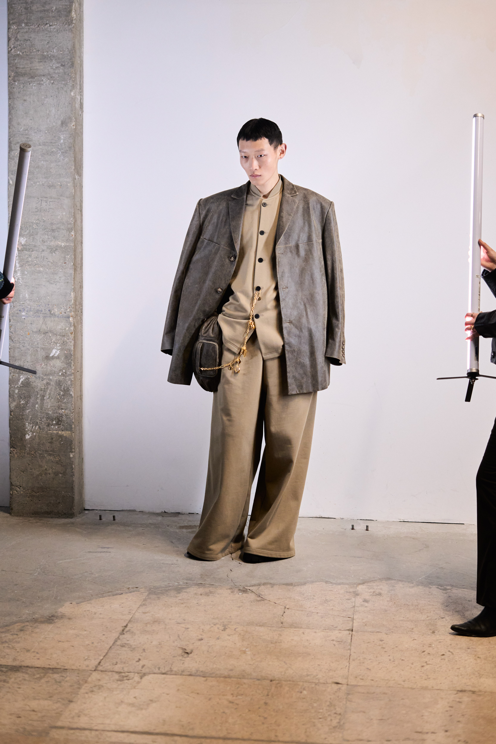 Sean Suen Fall 2024 Men’s Fashion Show Backstage