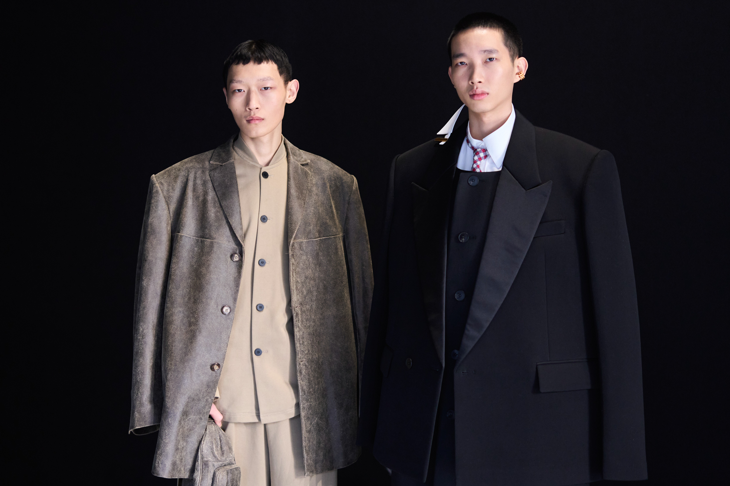 Sean Suen Fall 2024 Men’s Fashion Show Backstage