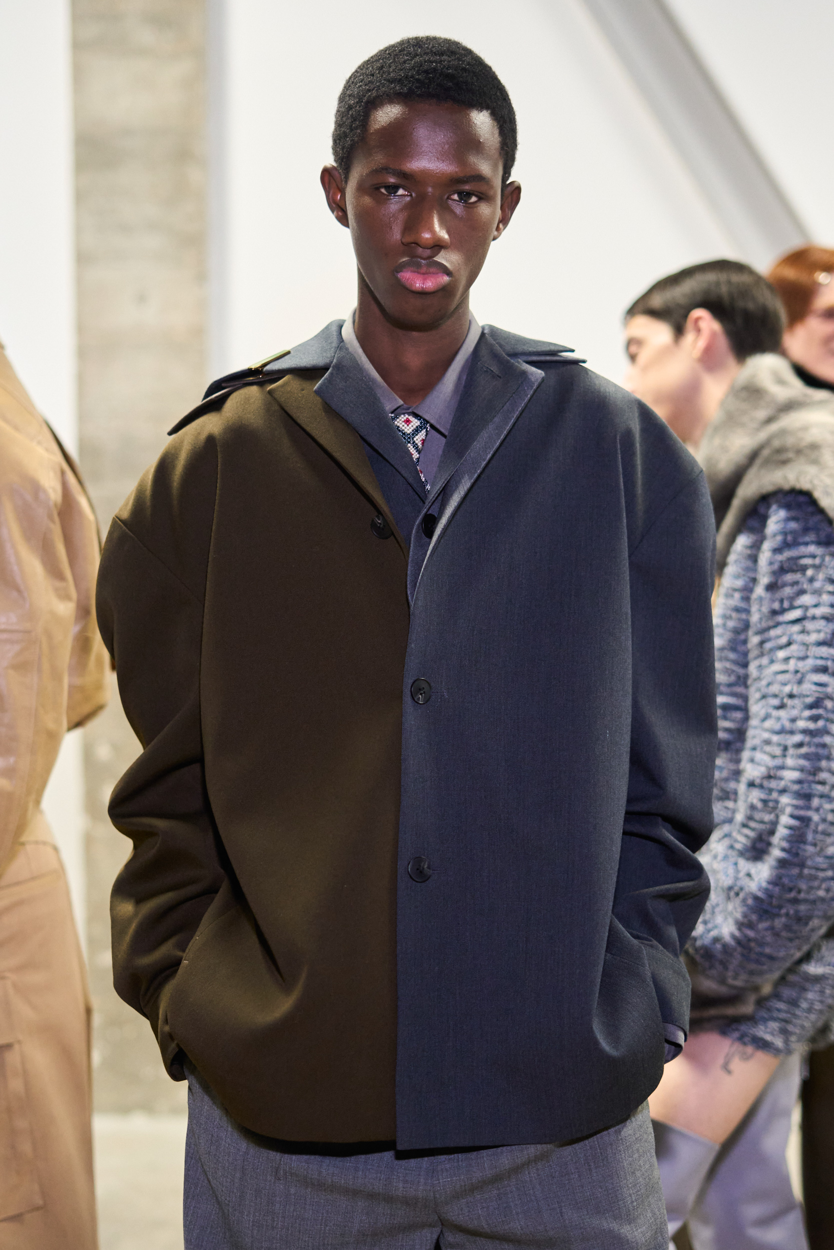 Sean Suen Fall 2024 Men’s Fashion Show Backstage