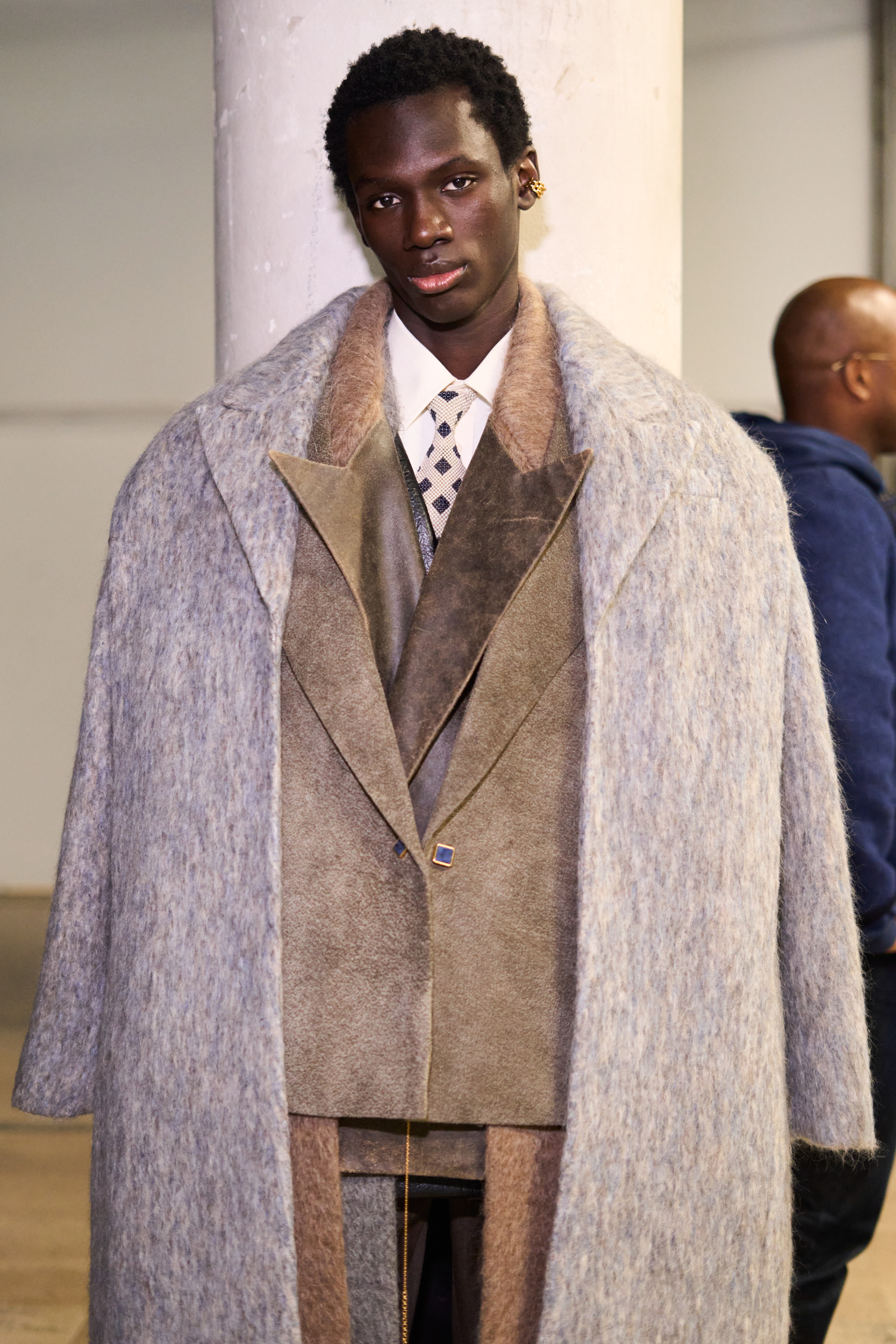 Sean Suen Fall 2024 Men’s Fashion Show Backstage