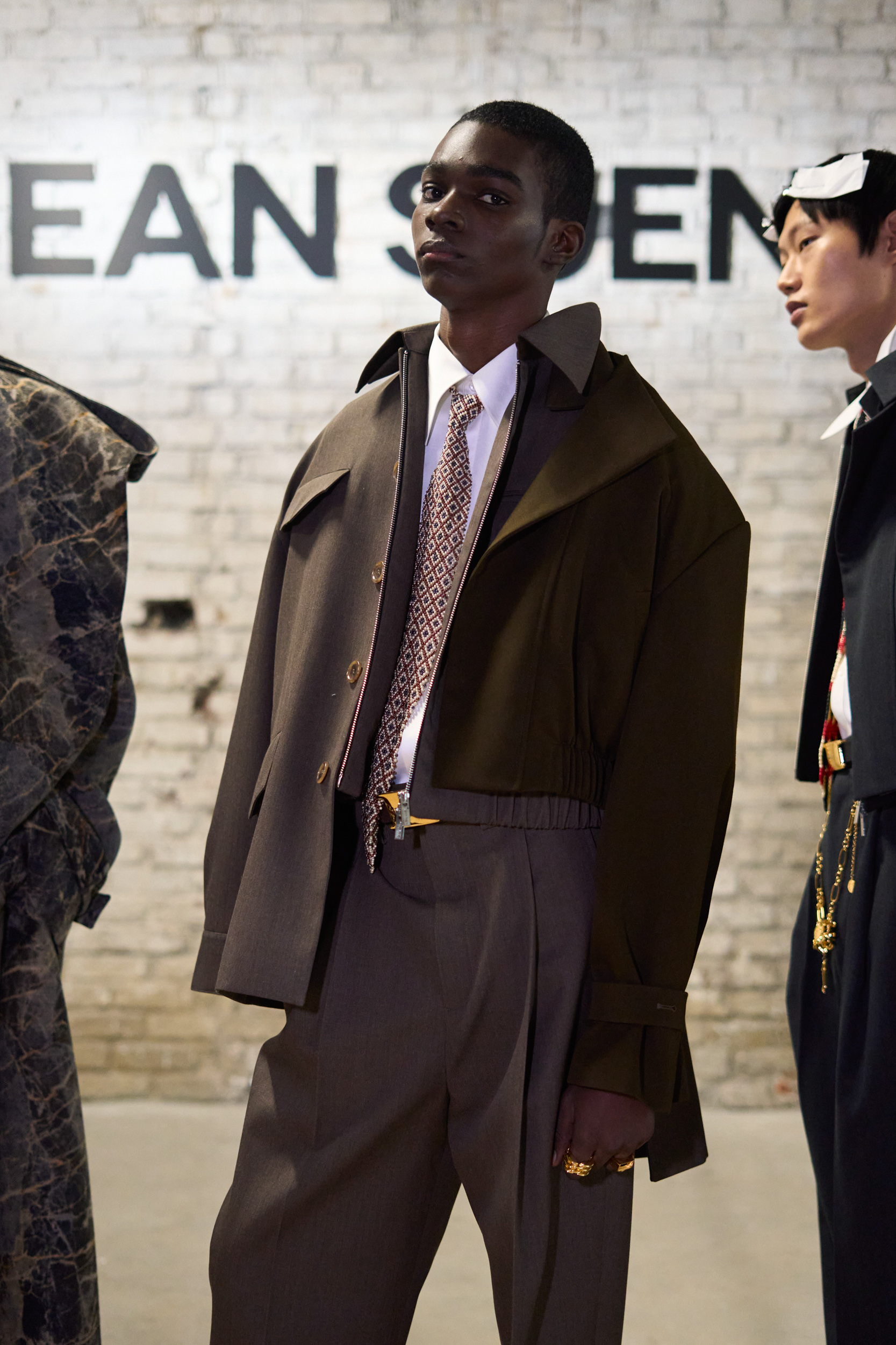 Sean Suen Fall 2024 Men’s Fashion Show Backstage