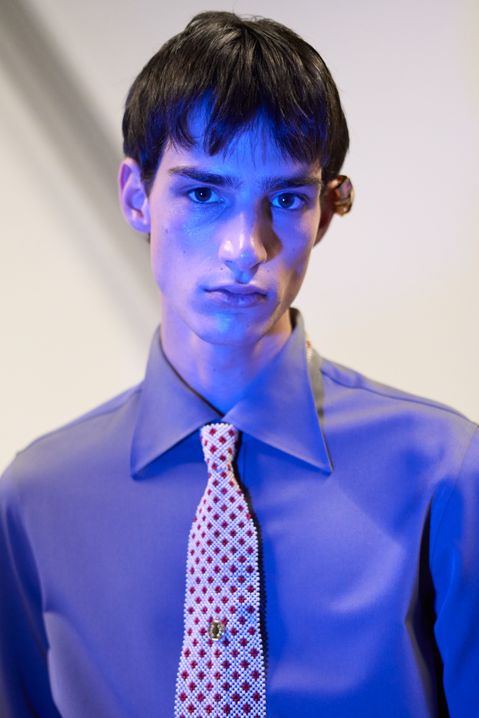 Sean Suen Fall 2024 Men’s Fashion Show Backstage