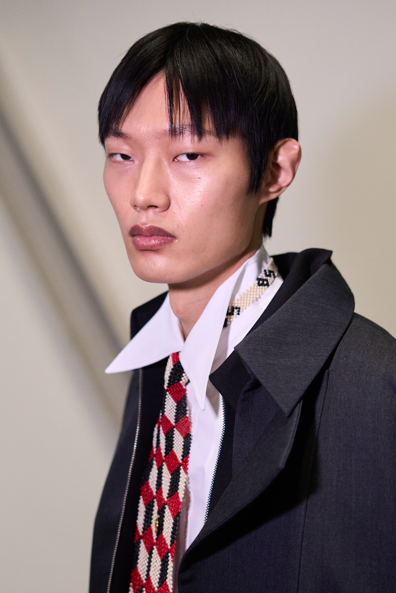 Sean Suen Fall 2024 Men’s Fashion Show Backstage