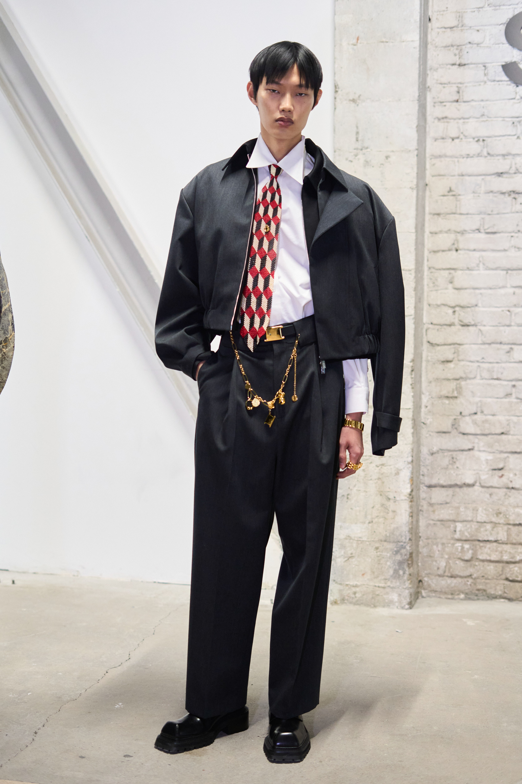 Sean Suen Fall 2024 Men’s Fashion Show Backstage