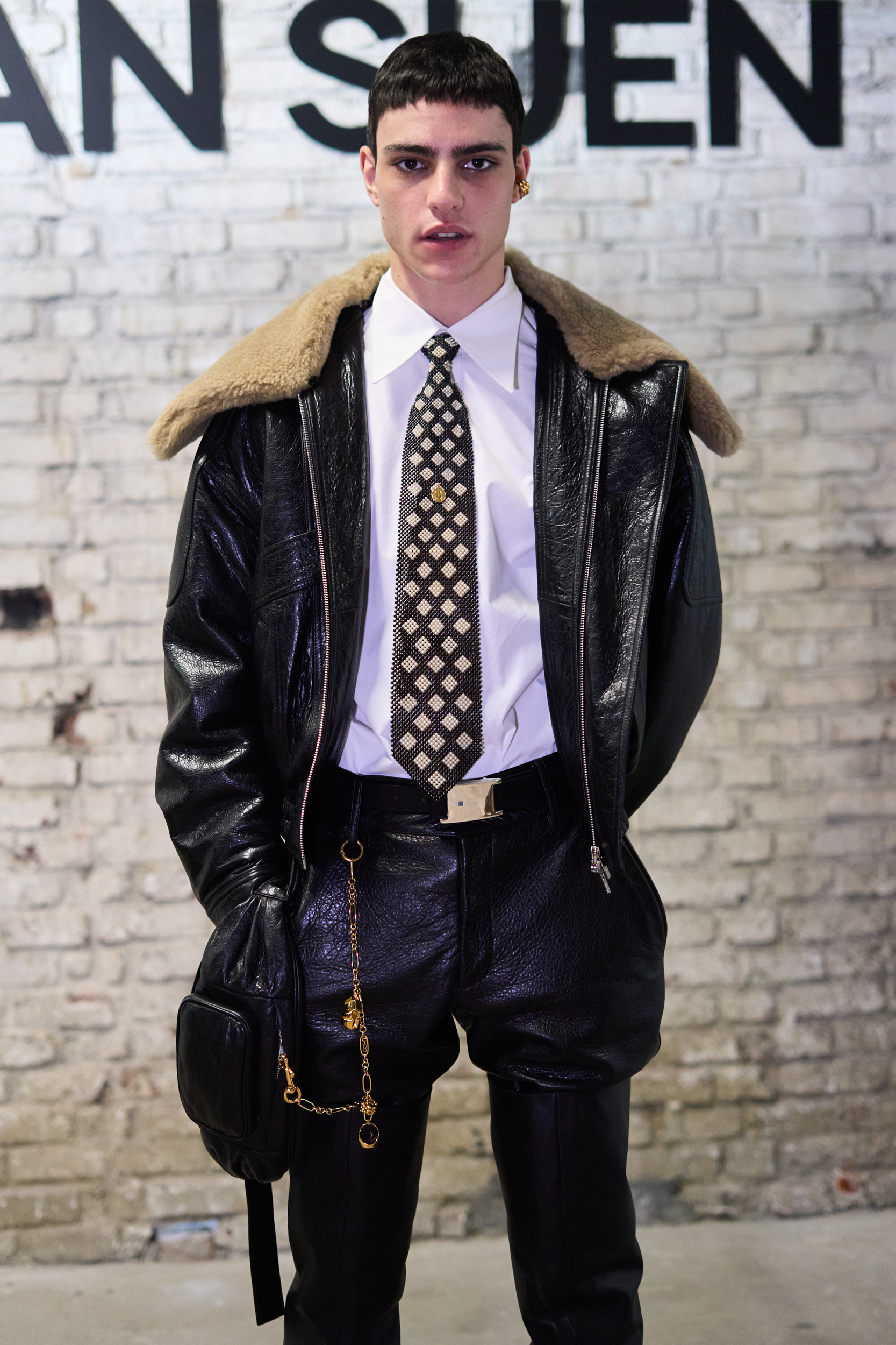 Sean Suen Fall 2024 Men’s Fashion Show Backstage