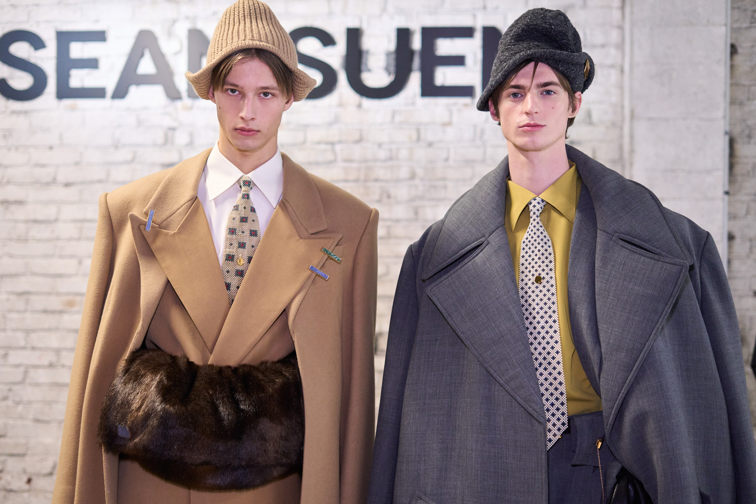 Sean Suen Fall 2024 Men’s Fashion Show Backstage