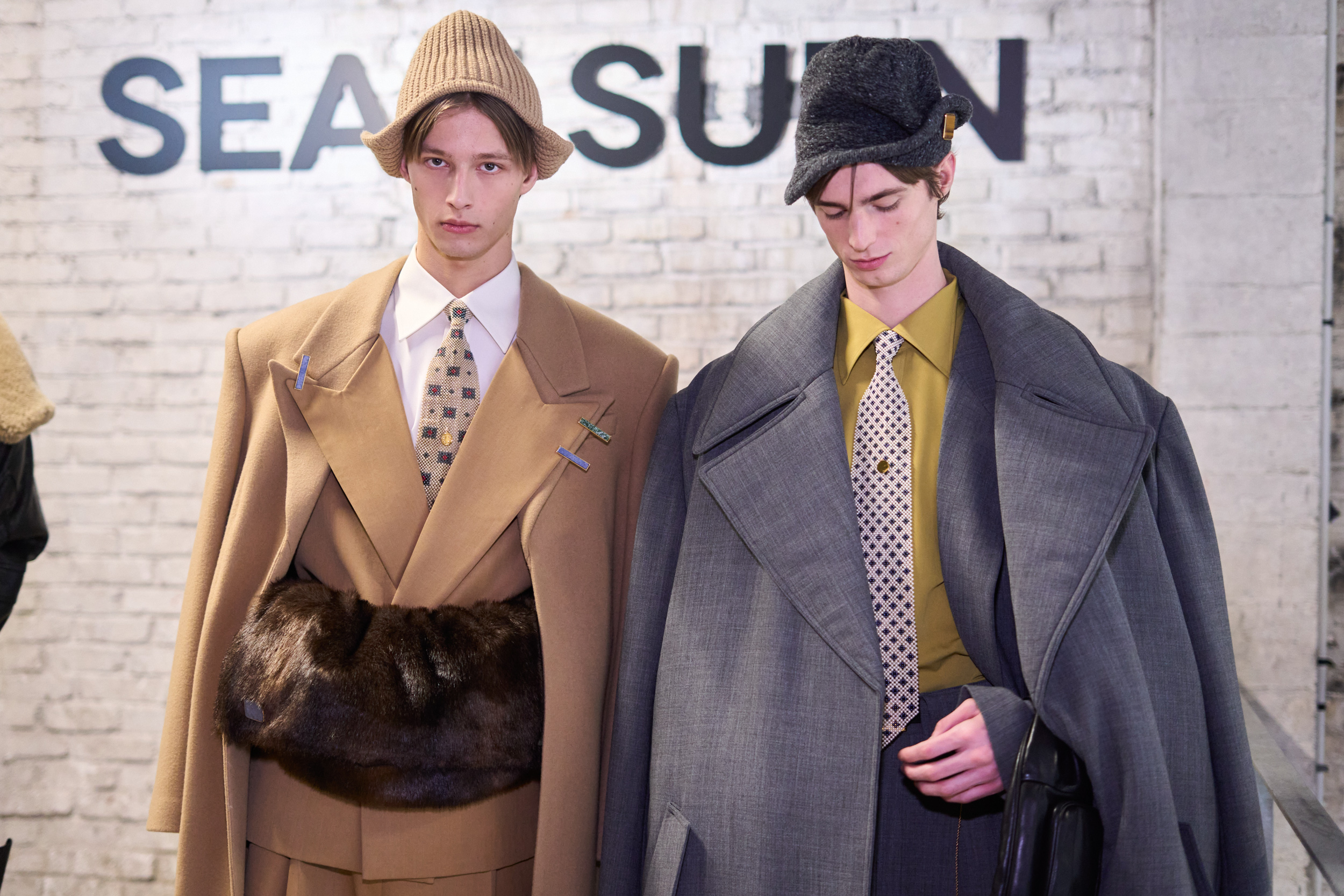 Sean Suen Fall 2024 Men’s Fashion Show Backstage